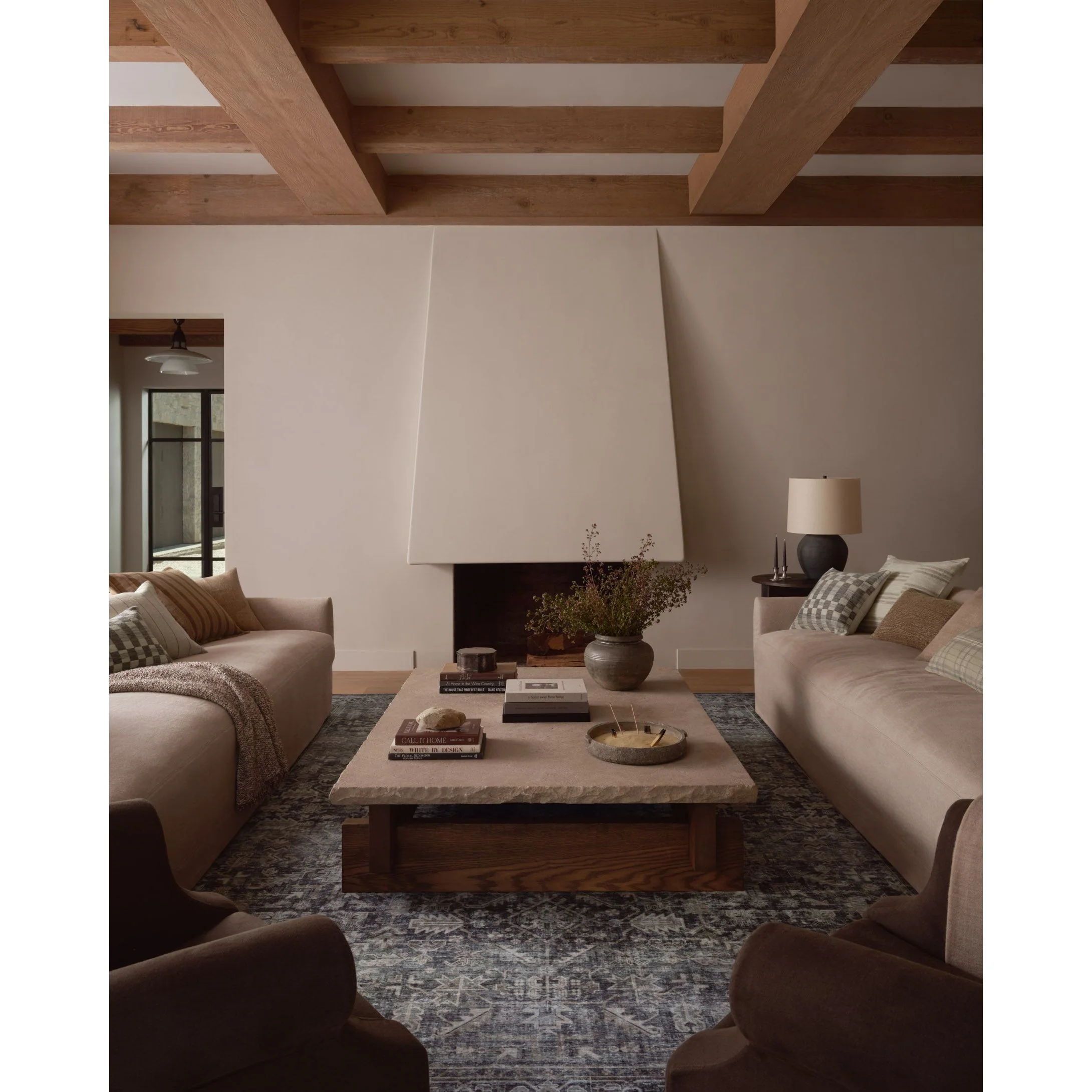 Josie Ocean / Natural Machine Washable Rug | Amber Lewis x Loloi - Image 2