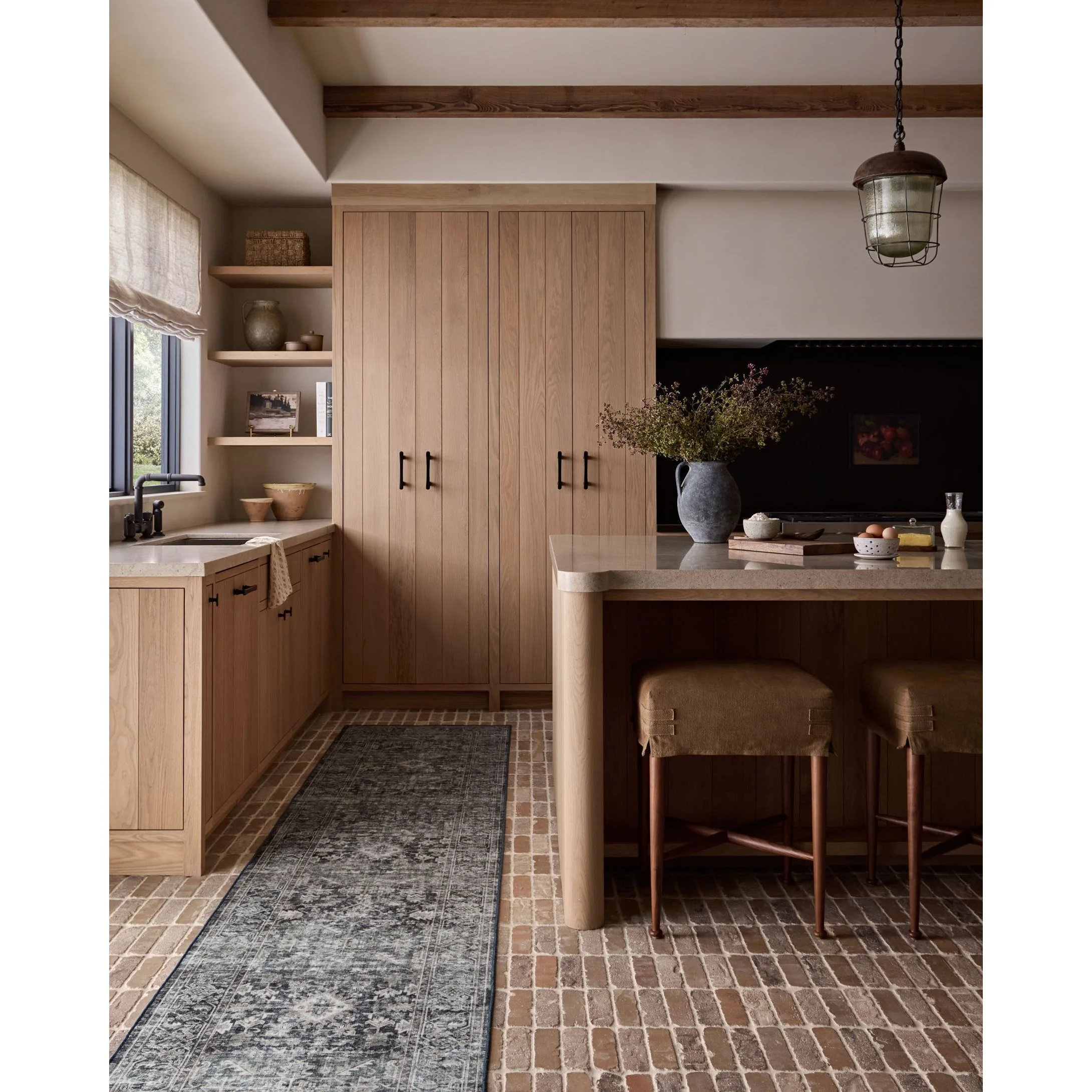 Josie Ocean / Natural Machine Washable Rug | Amber Lewis x Loloi - Image 4