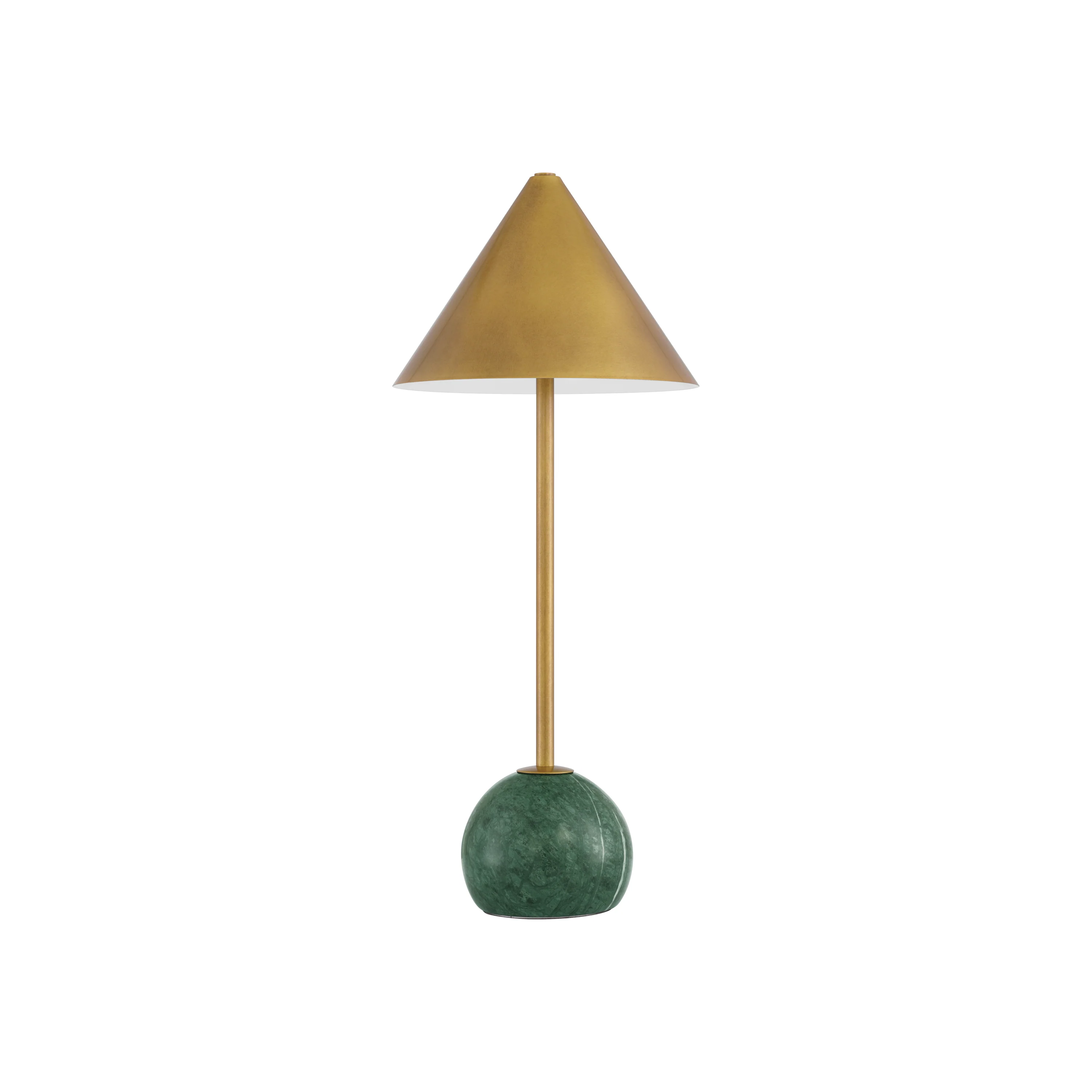 Journey Green & Brass Cordless Table Lamp - Image 2