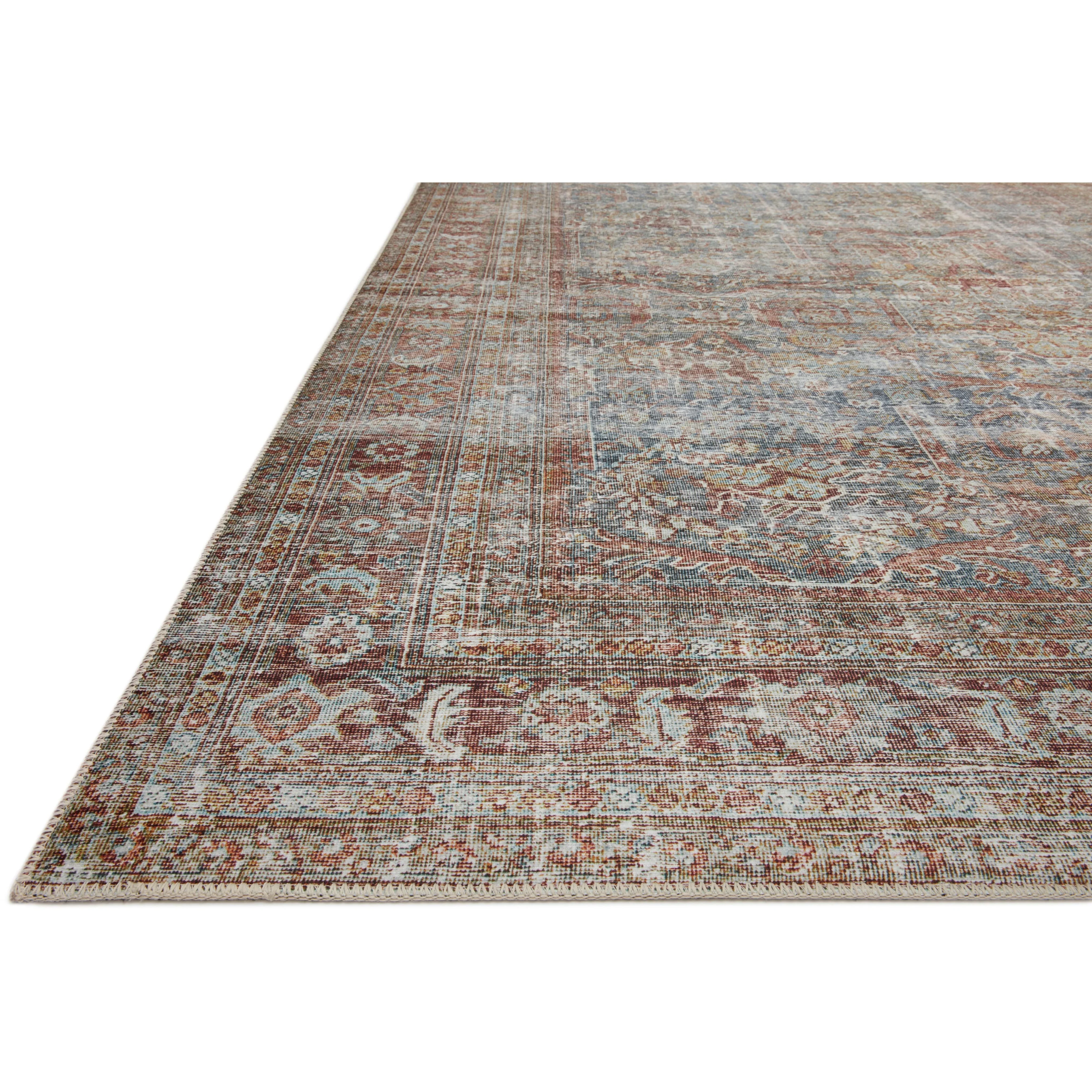 Jules Lagoon / Brick Rug | Chris Loves Julia x Loloi - Image 8