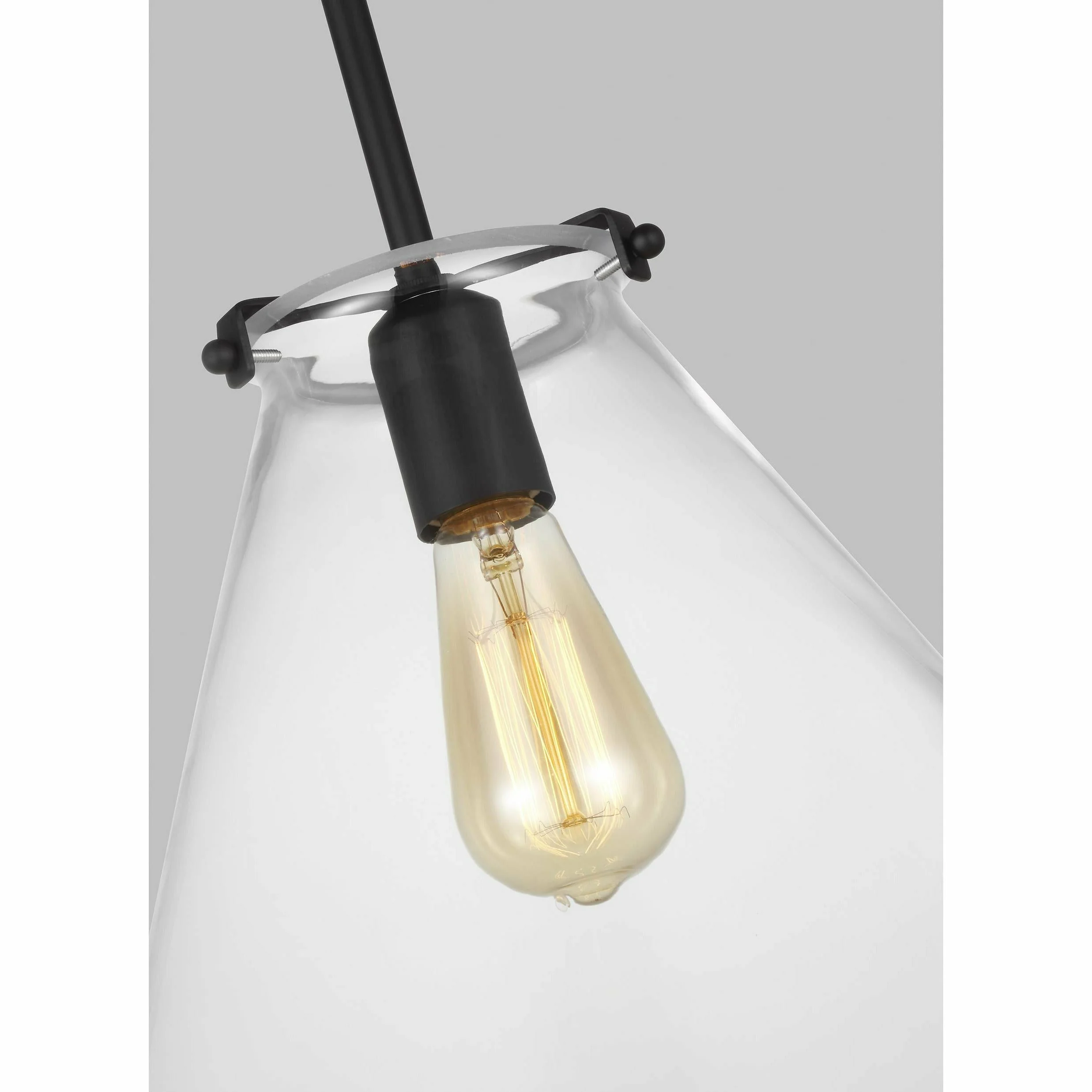 Kate One Light Cone Pendant - Image 4