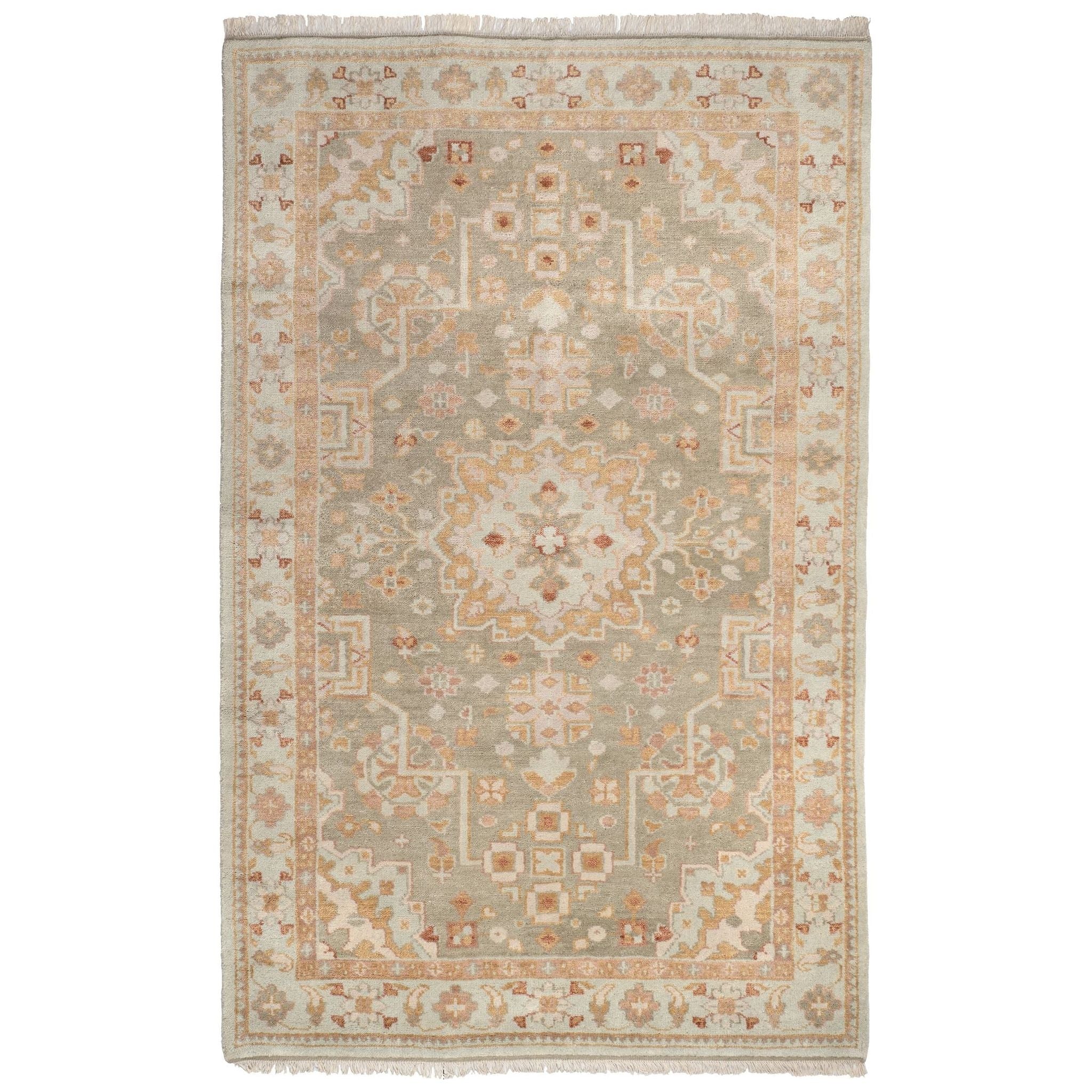 Kendra Sky Hand Knotted Wool Rug