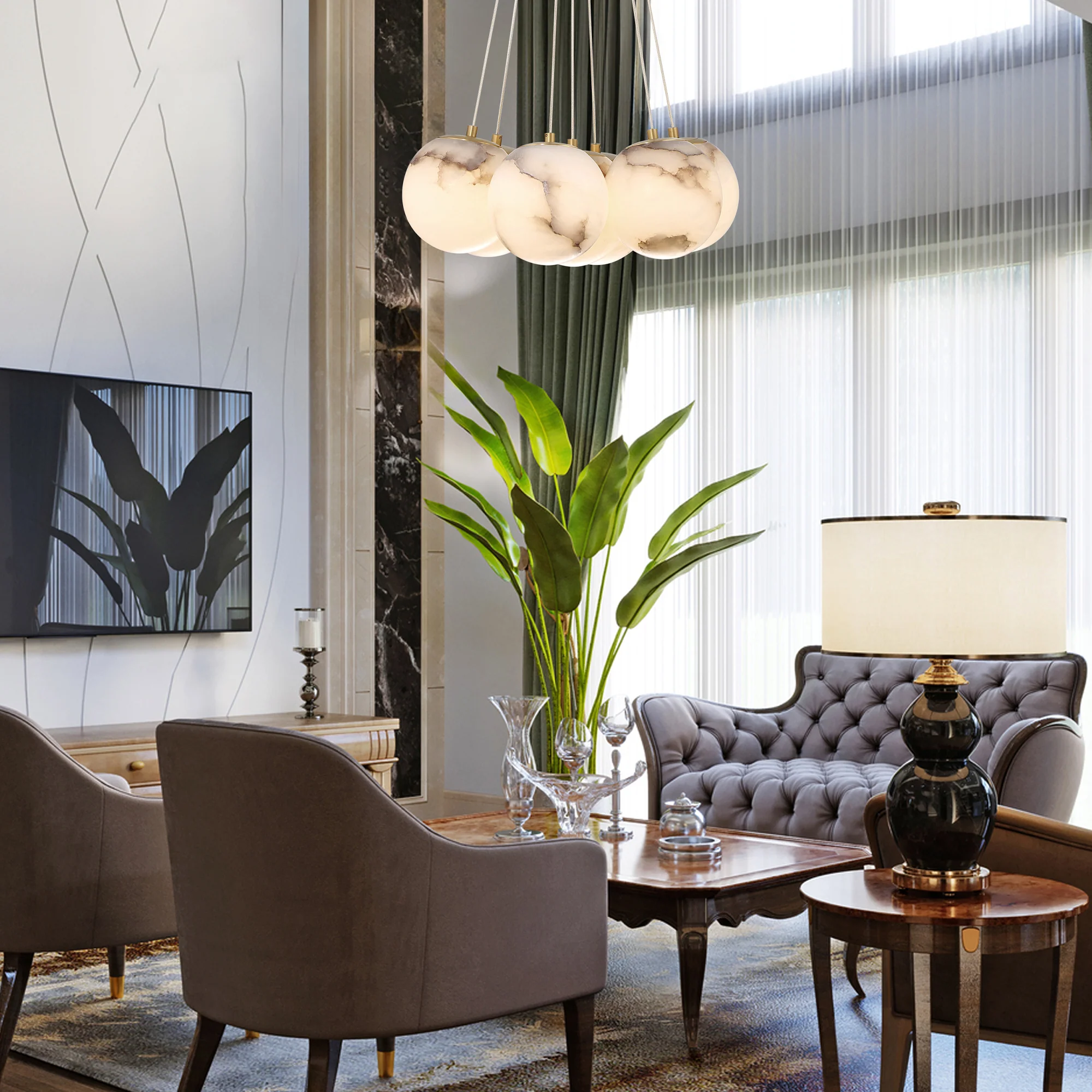 Kepler LED Multi Drop Chandelier - Image 8