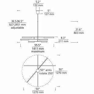 Klee 6-Light Chandelier - Image 7