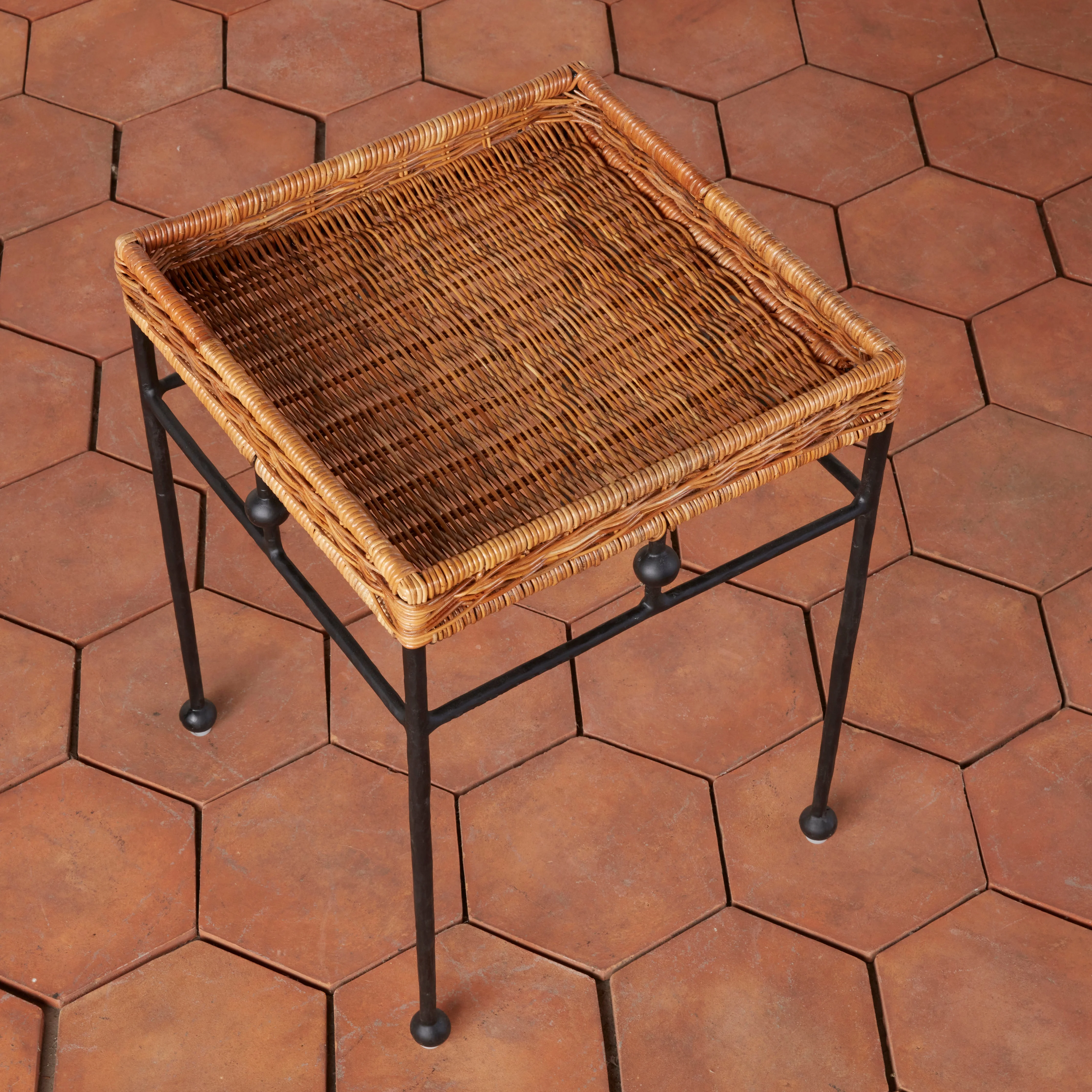 Lacoste Indoor/Outdoor Wicker Side Table - Image 3