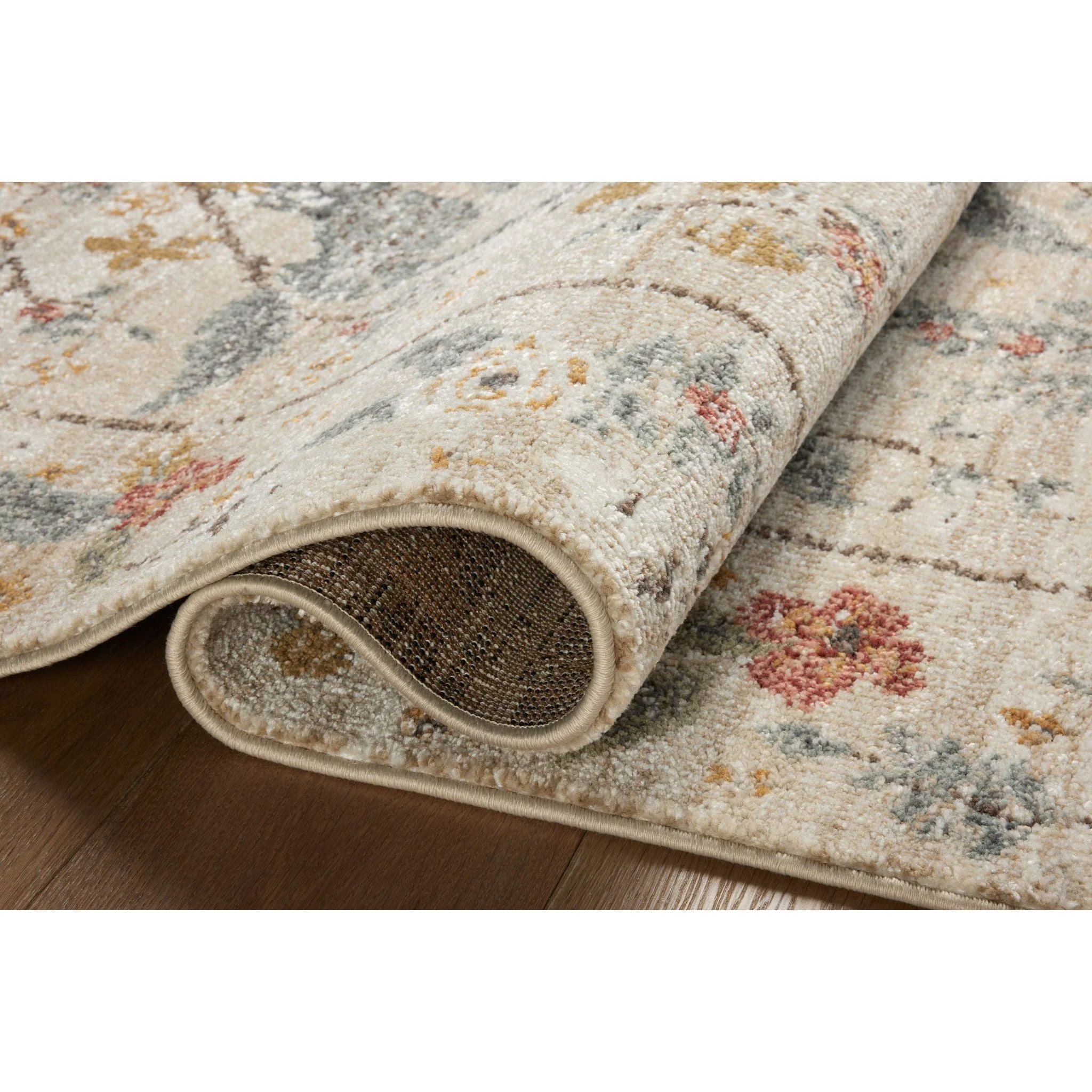 Laurel Peacock Garden Cream Rug | Rifle Paper Co. x Loloi - Image 5