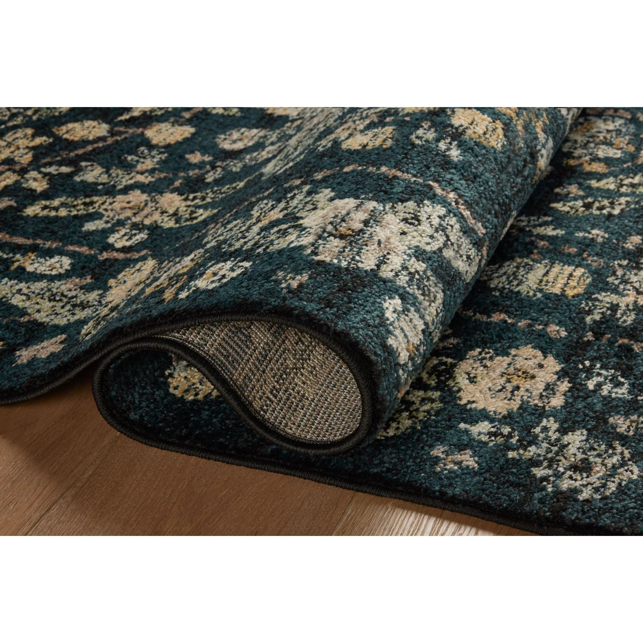 Laurel Garden Navy Rug | Rifle Paper Co. x Loloi - Image 5
