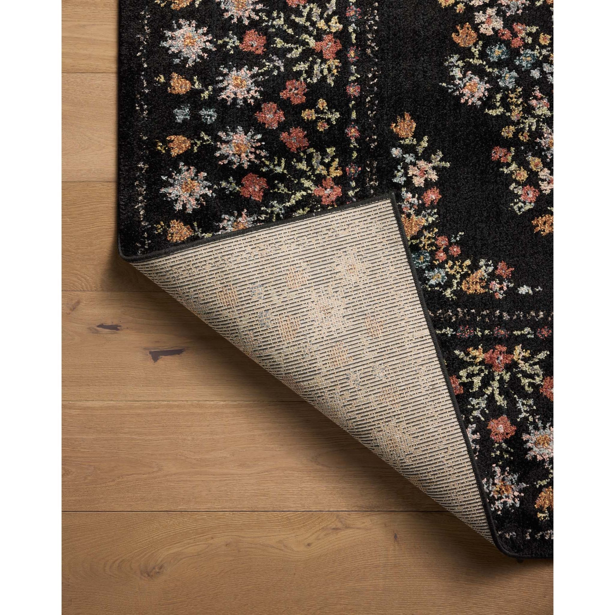 Laurel Black Rug | Rifle Paper Co. x Loloi - Image 7