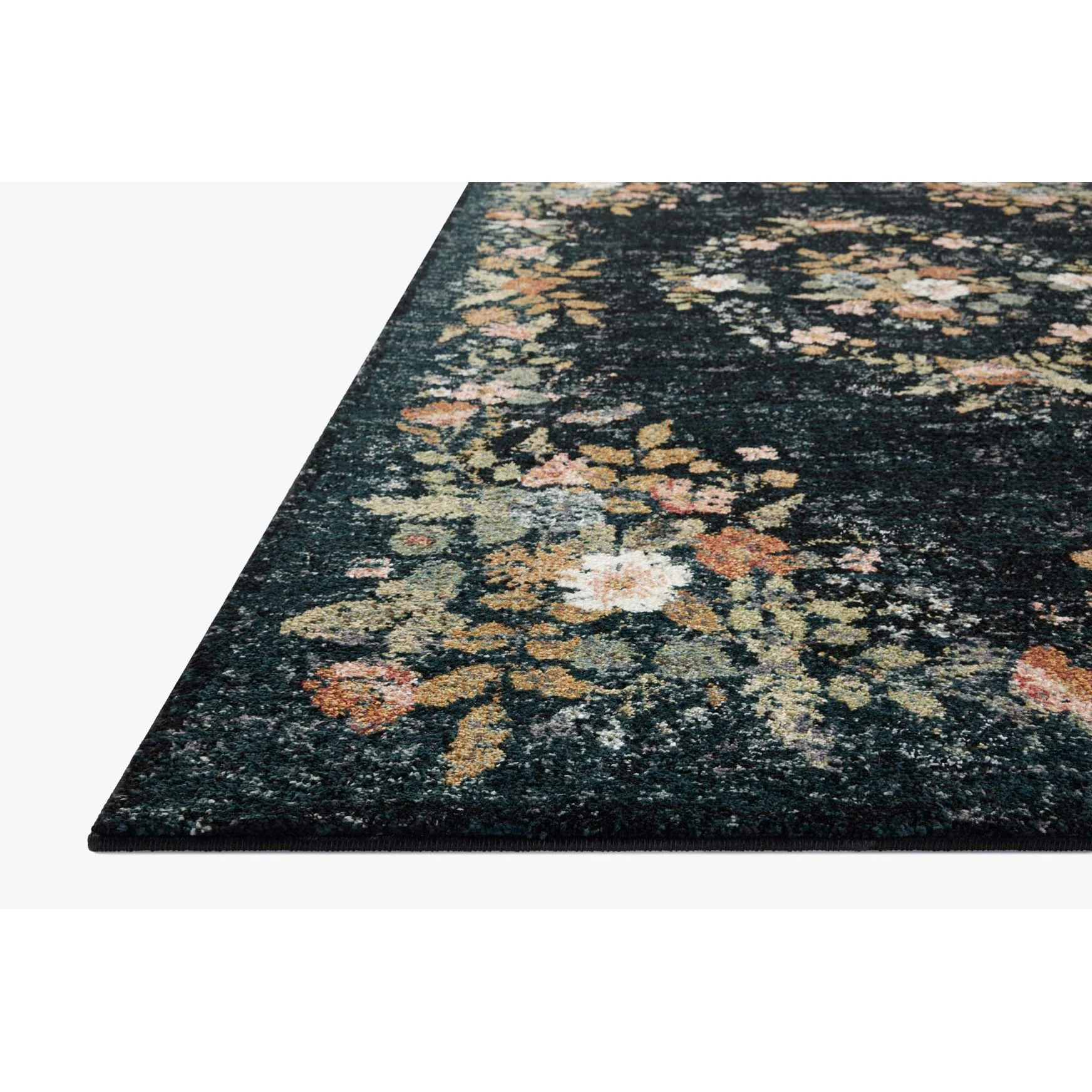 Laurel Navy Rug | Rifle Paper Co. x Loloi - Image 4