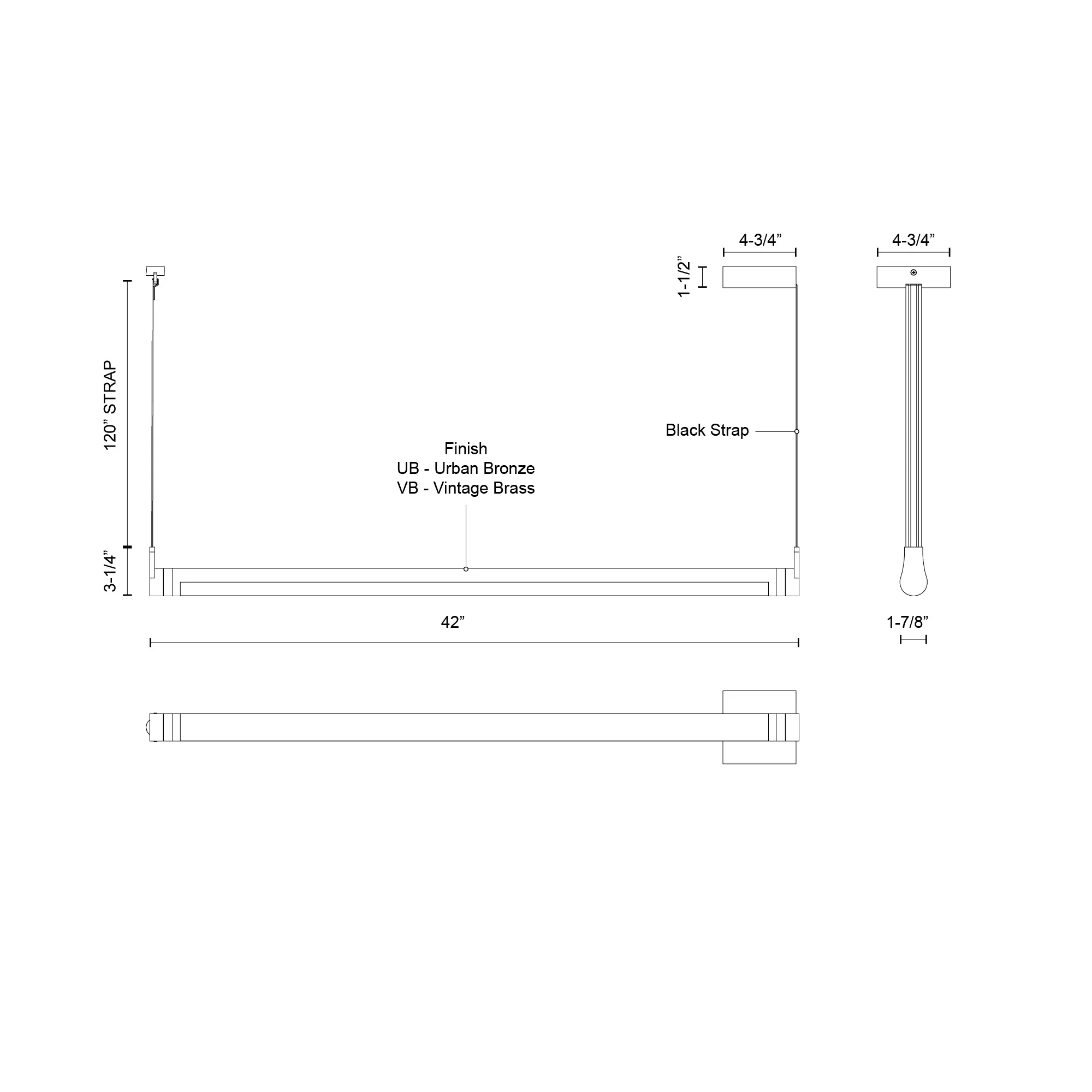 Laurence LED Linear Chandelier - Image 10