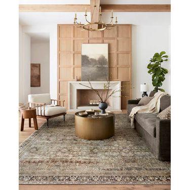 Layla Olive / Charcoal Rug - Image 2