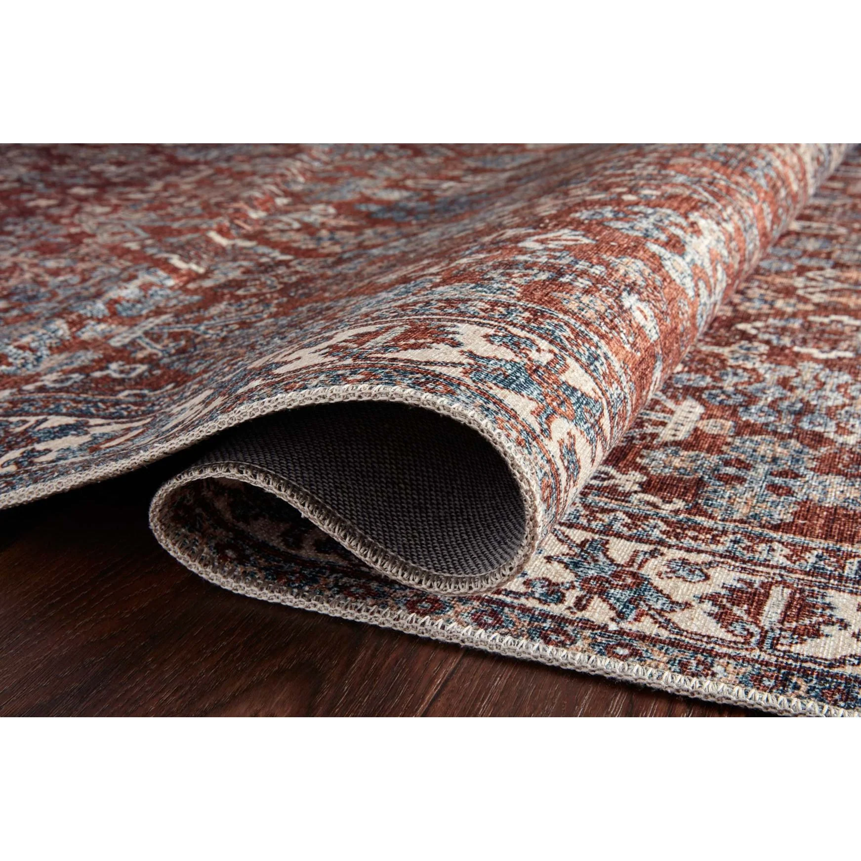 Lenna Brick / Sky Rug | Magnolia Home by Joanna Gaines x Loloi - Image 4