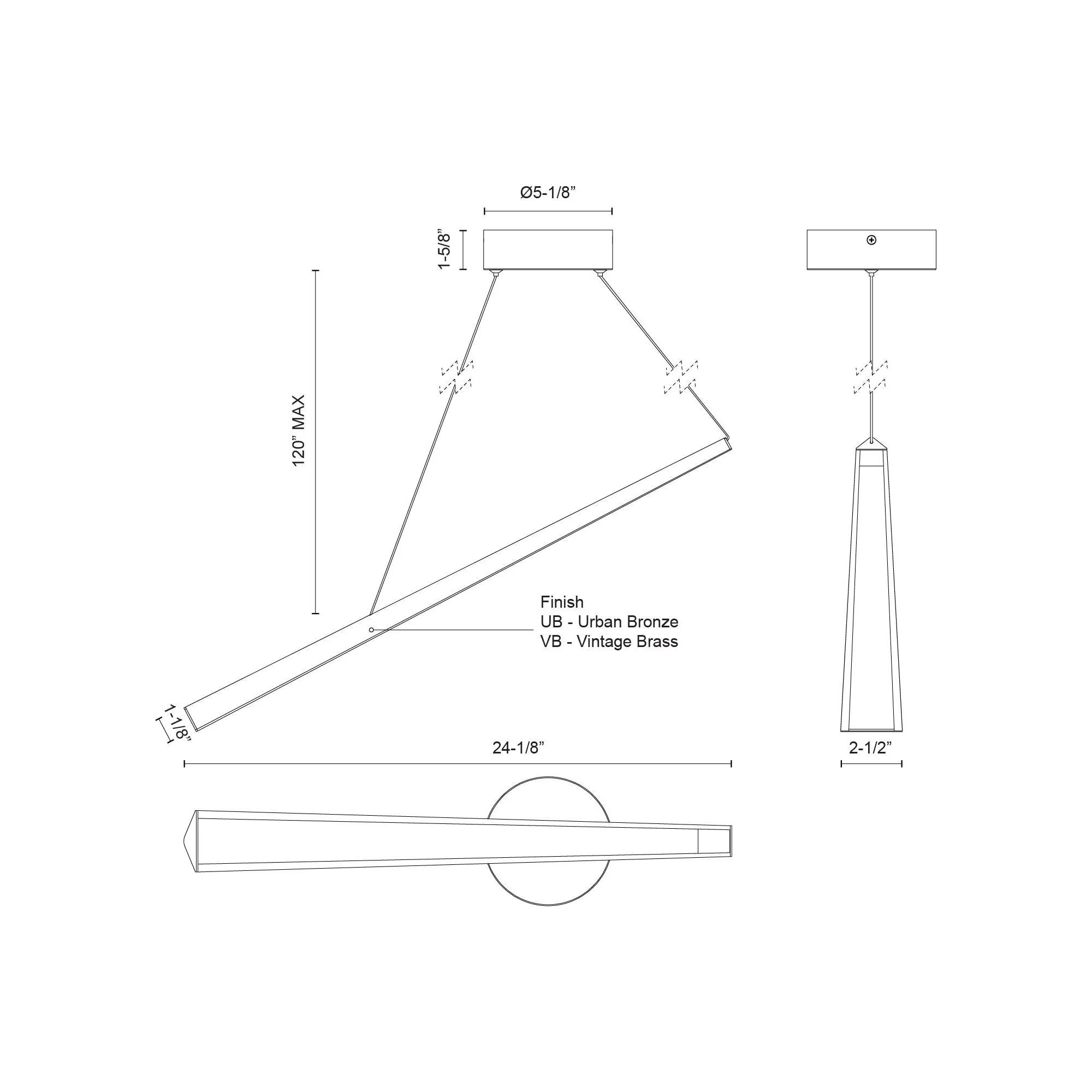 Lex Linear Pendant - Image 9