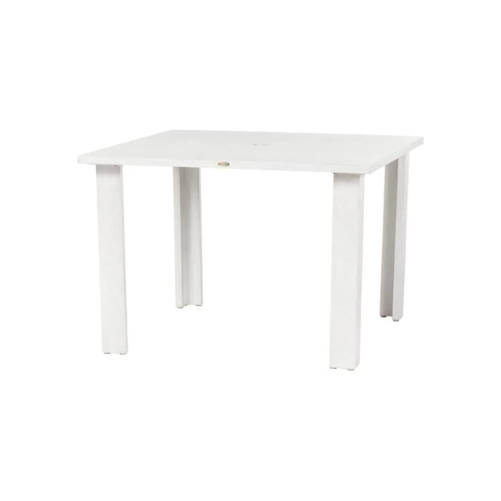 Limo 43" Square Dining Table with Umbrella Hole - Image 2