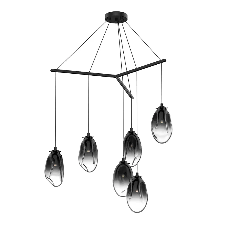 Liquid LED 6-Light Chandelier - Image 3