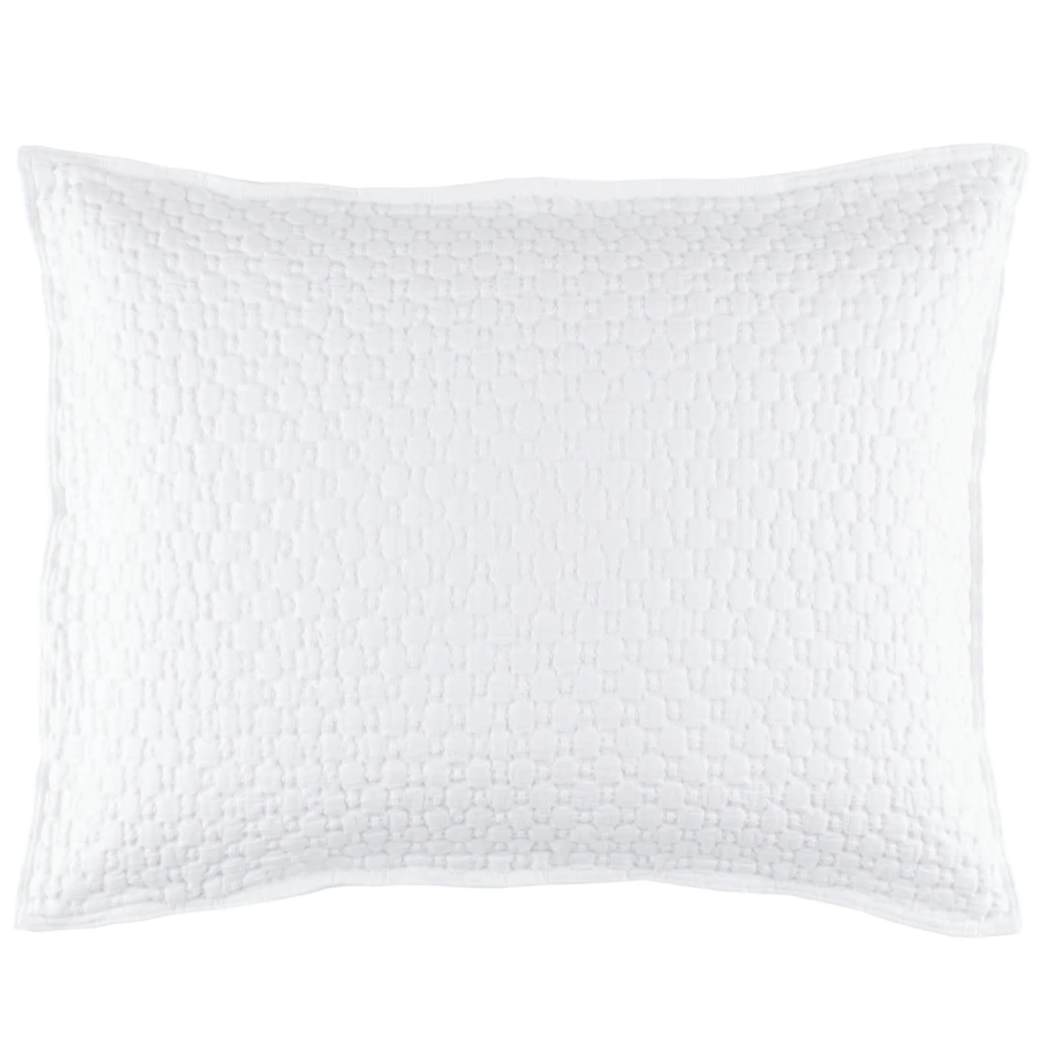 Lodi Matelasse Sham | White - Image 5