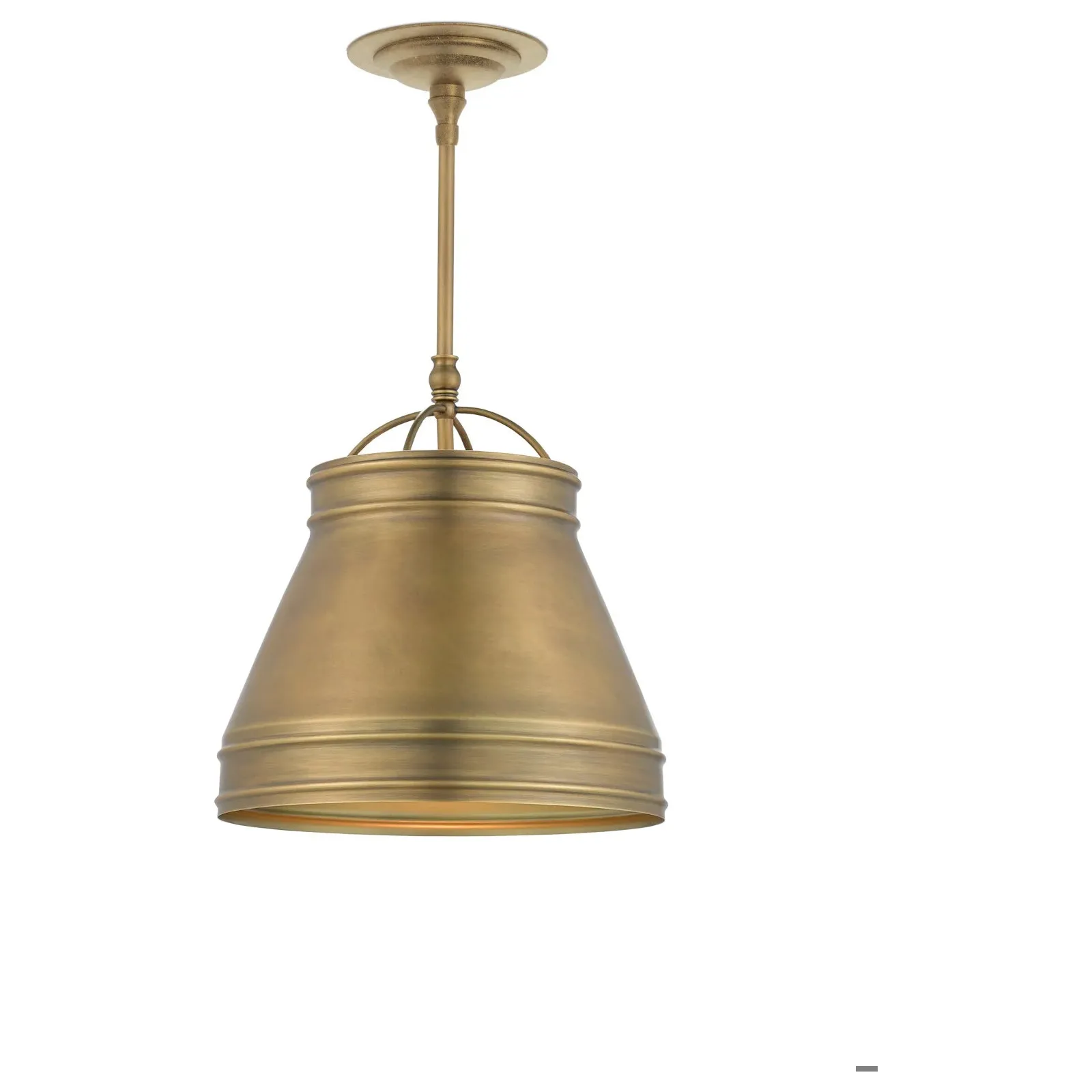 Lumley Brass Pendant