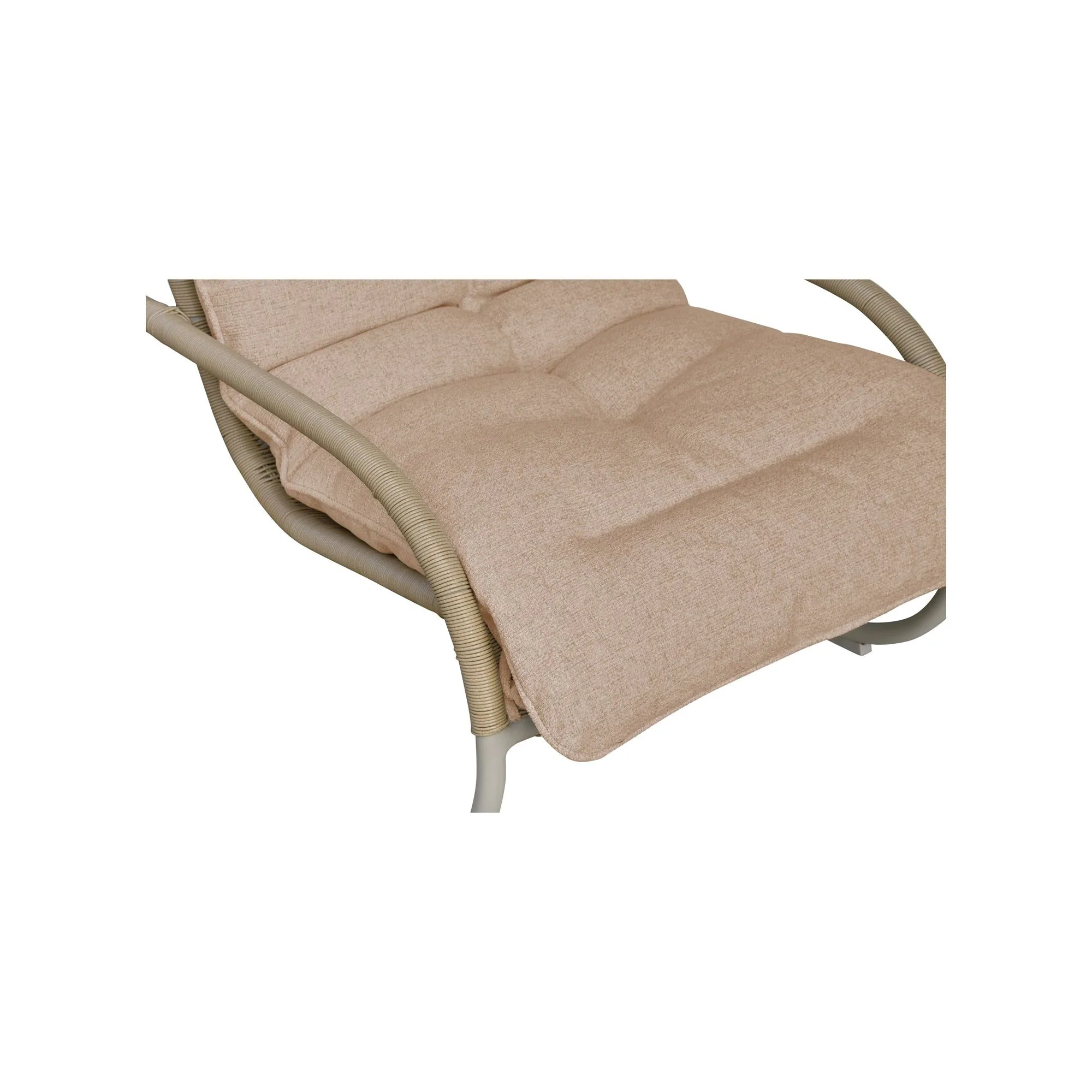 Lyra Outdoor Rocking Chair Beige - Image 8