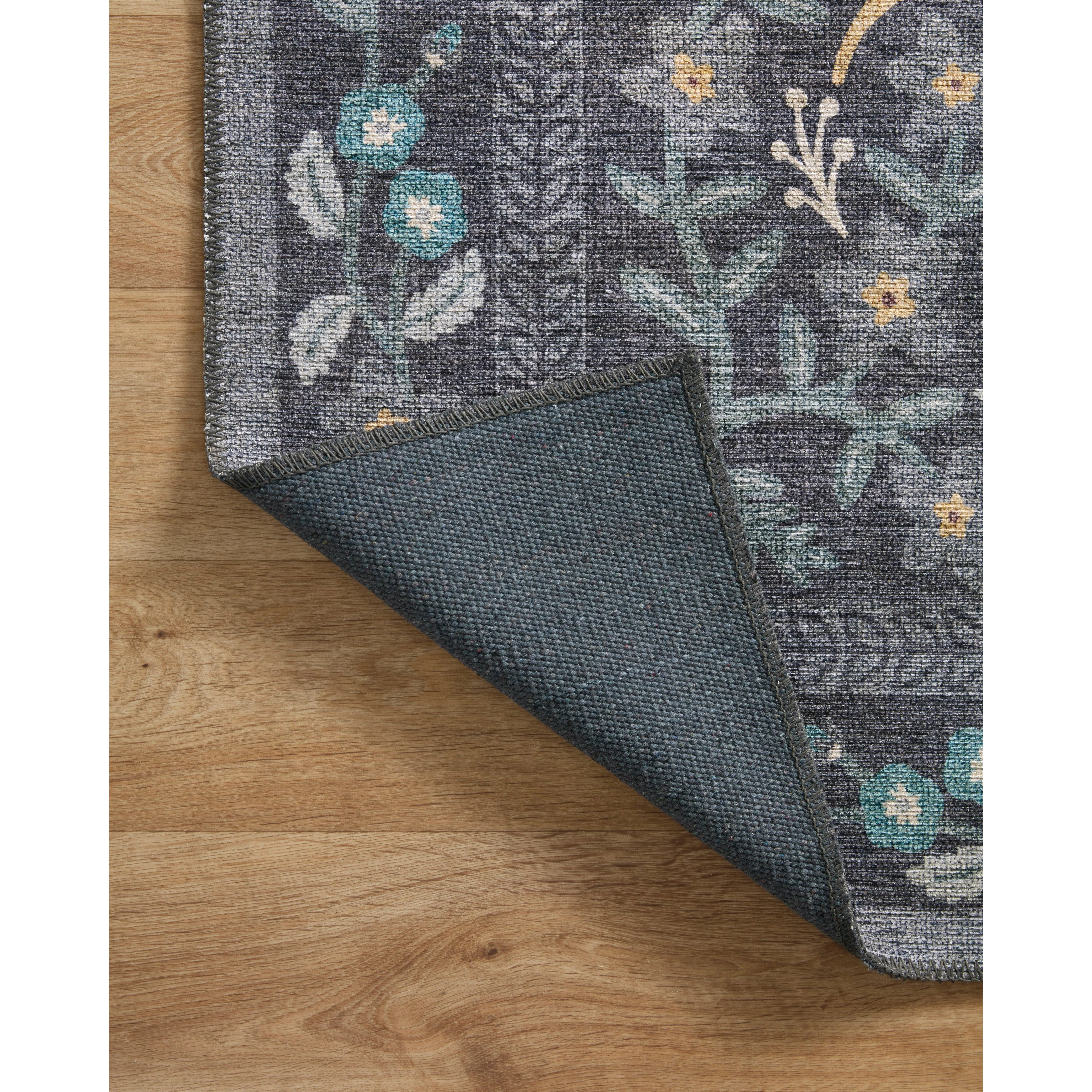 Maison Nightingale / Black | Rifle Paper Co. Rugs x Loloi - Image 4