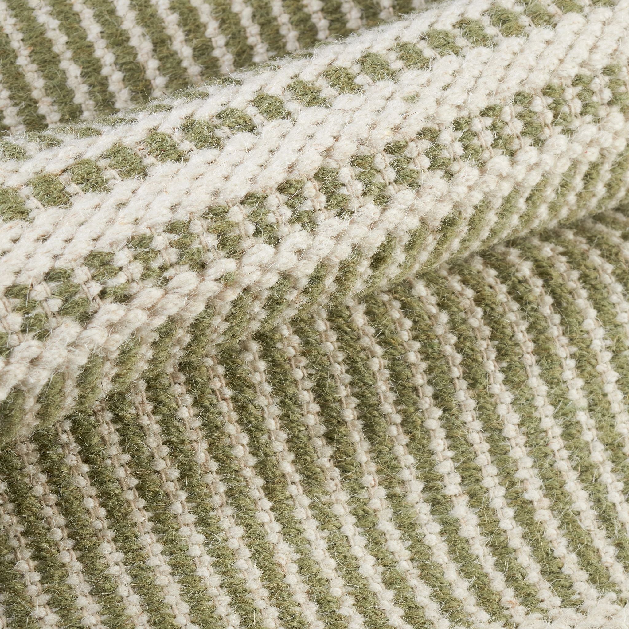 Malta Sage Handwoven Wool Rug - Image 3