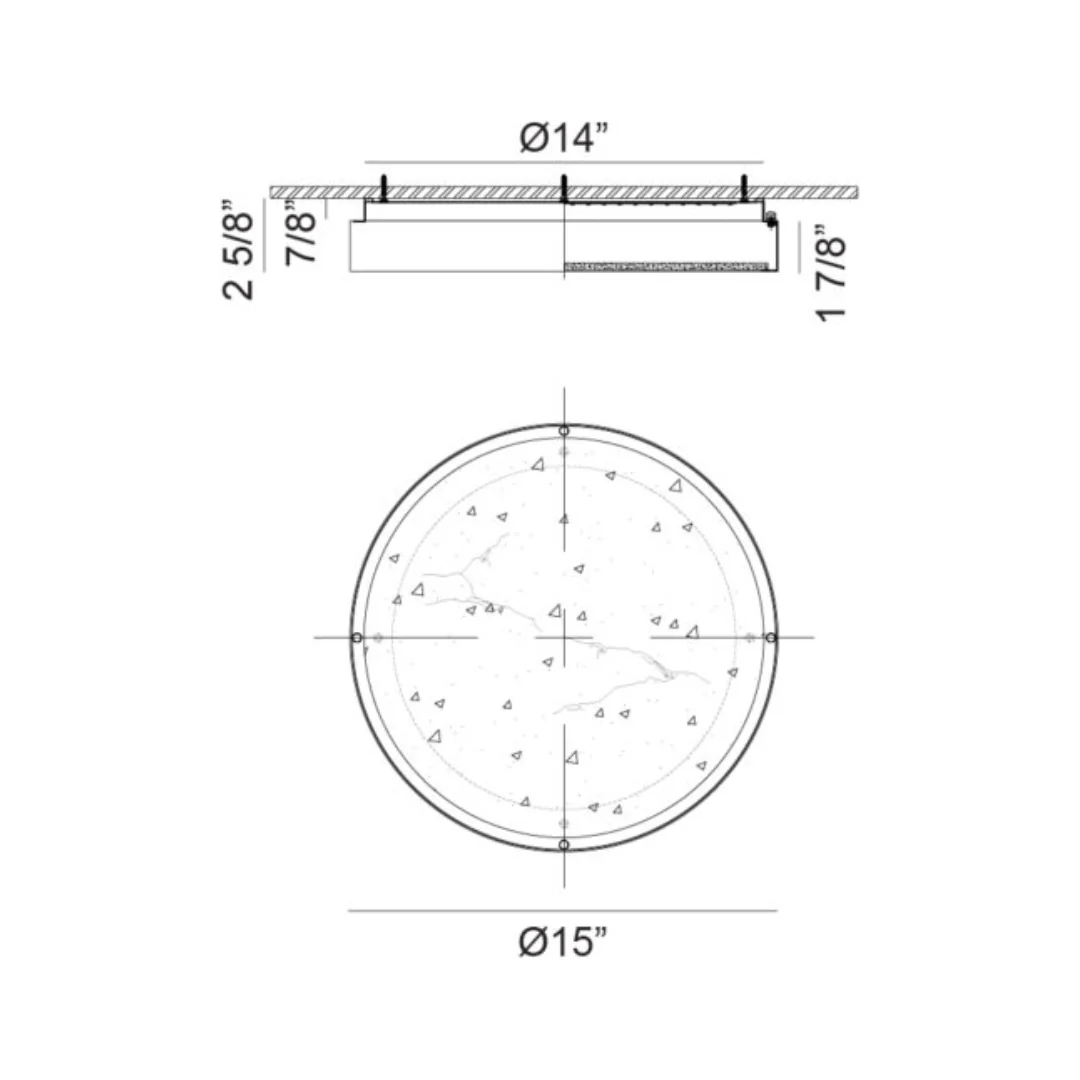 Marblestone Flush Mount - Image 5