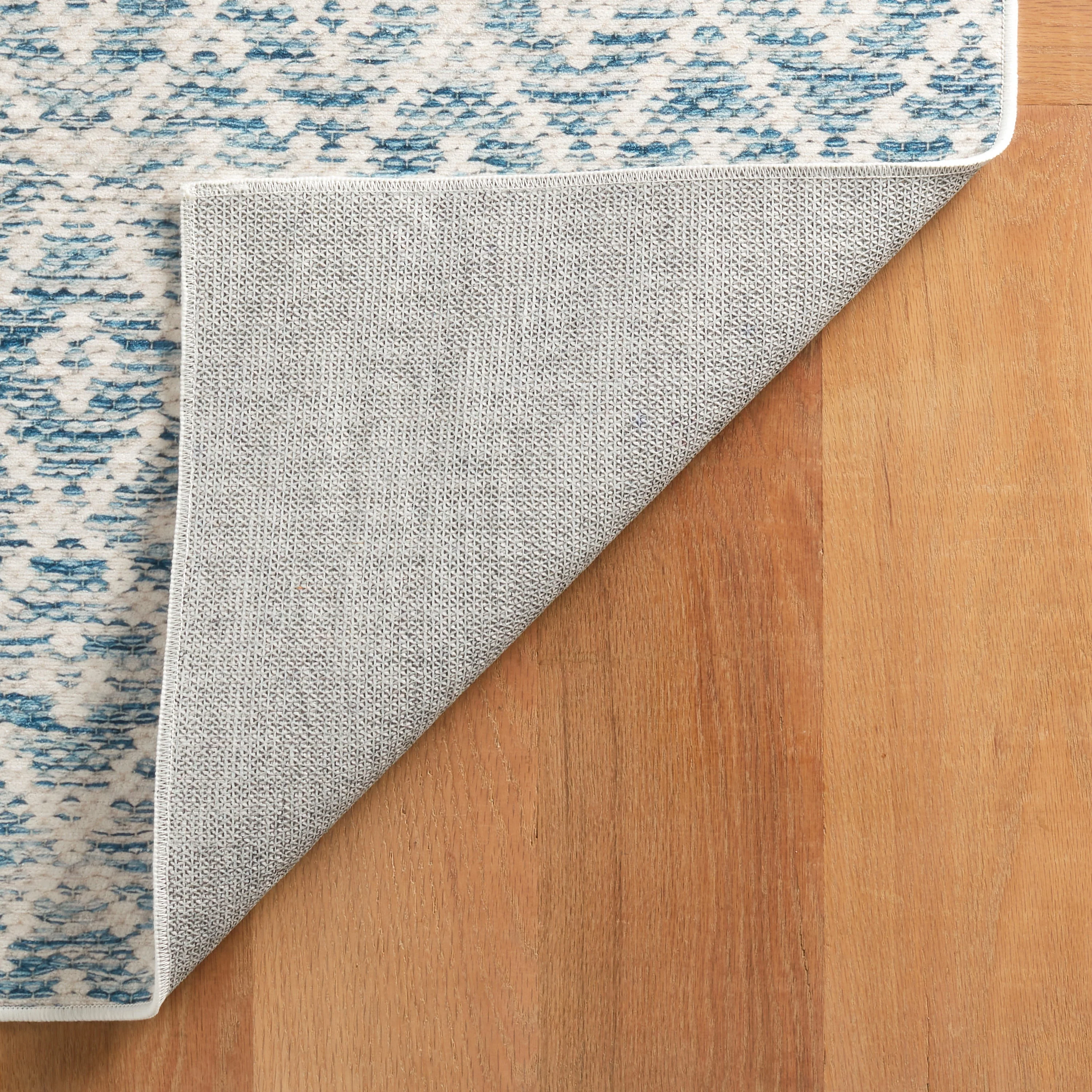 Melange Diamond Blue Rug - Image 4