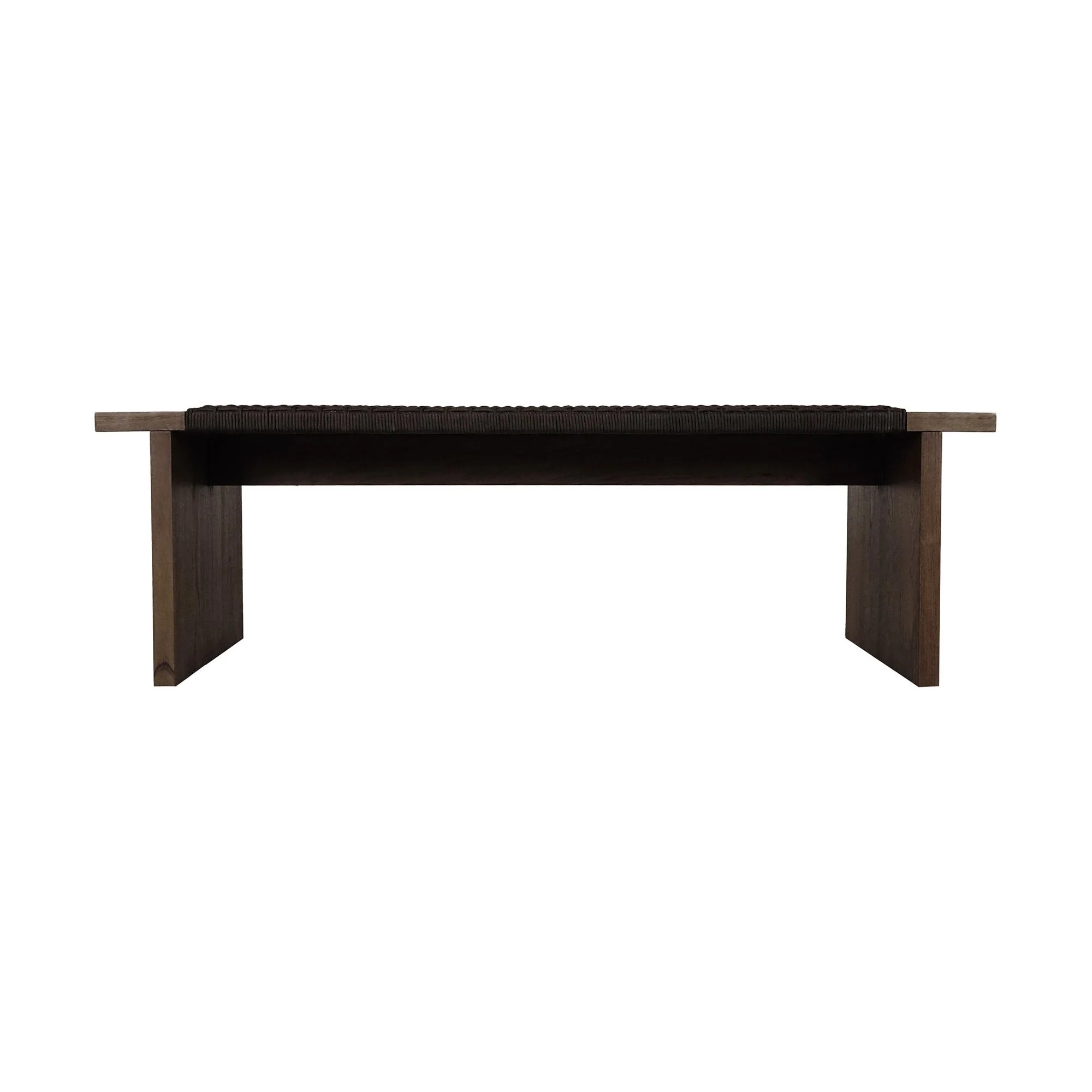 Merritt Outdoor Bench Dark Brown - Image 9