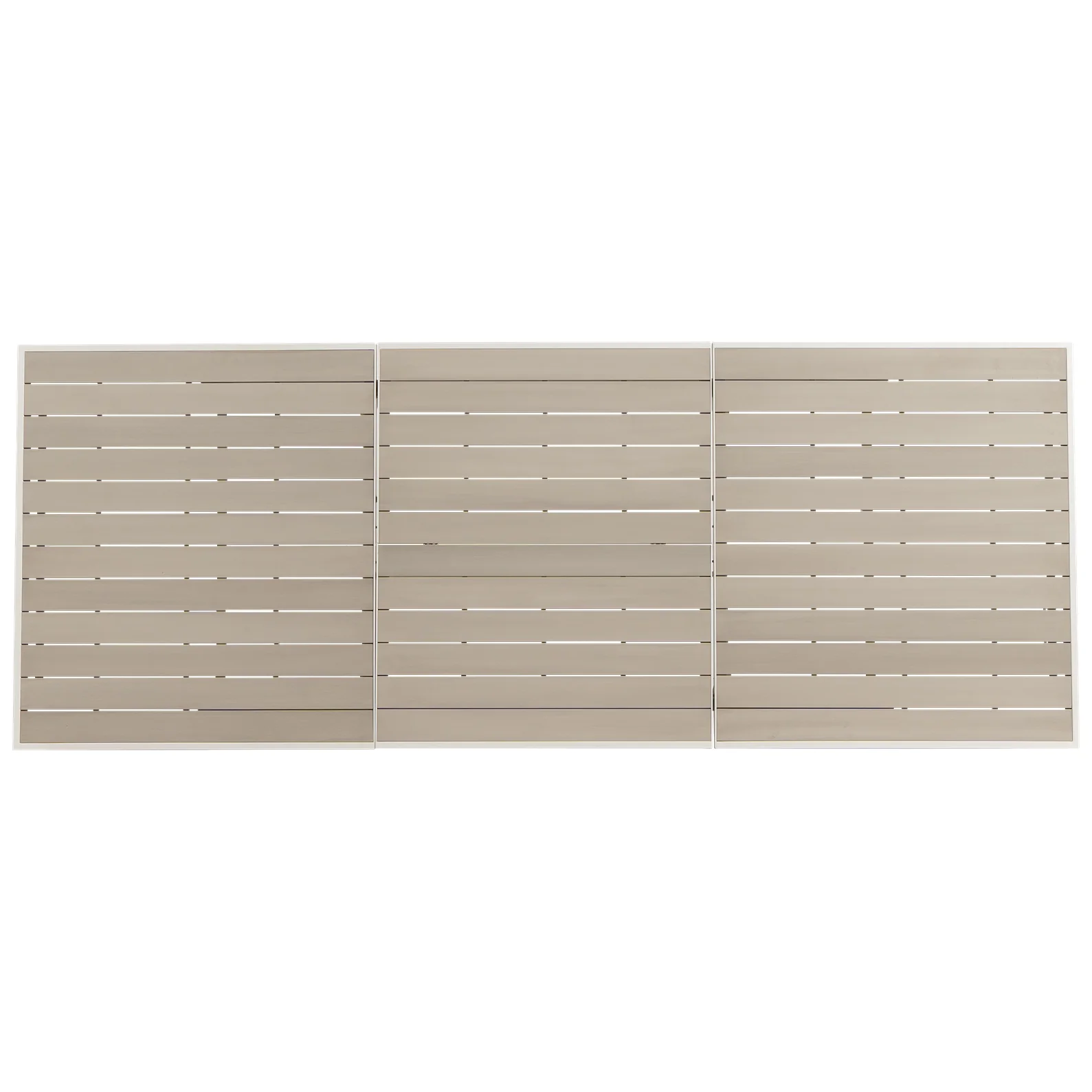 Mezo Extendable Dining Table With Alum Slat Top - Image 11