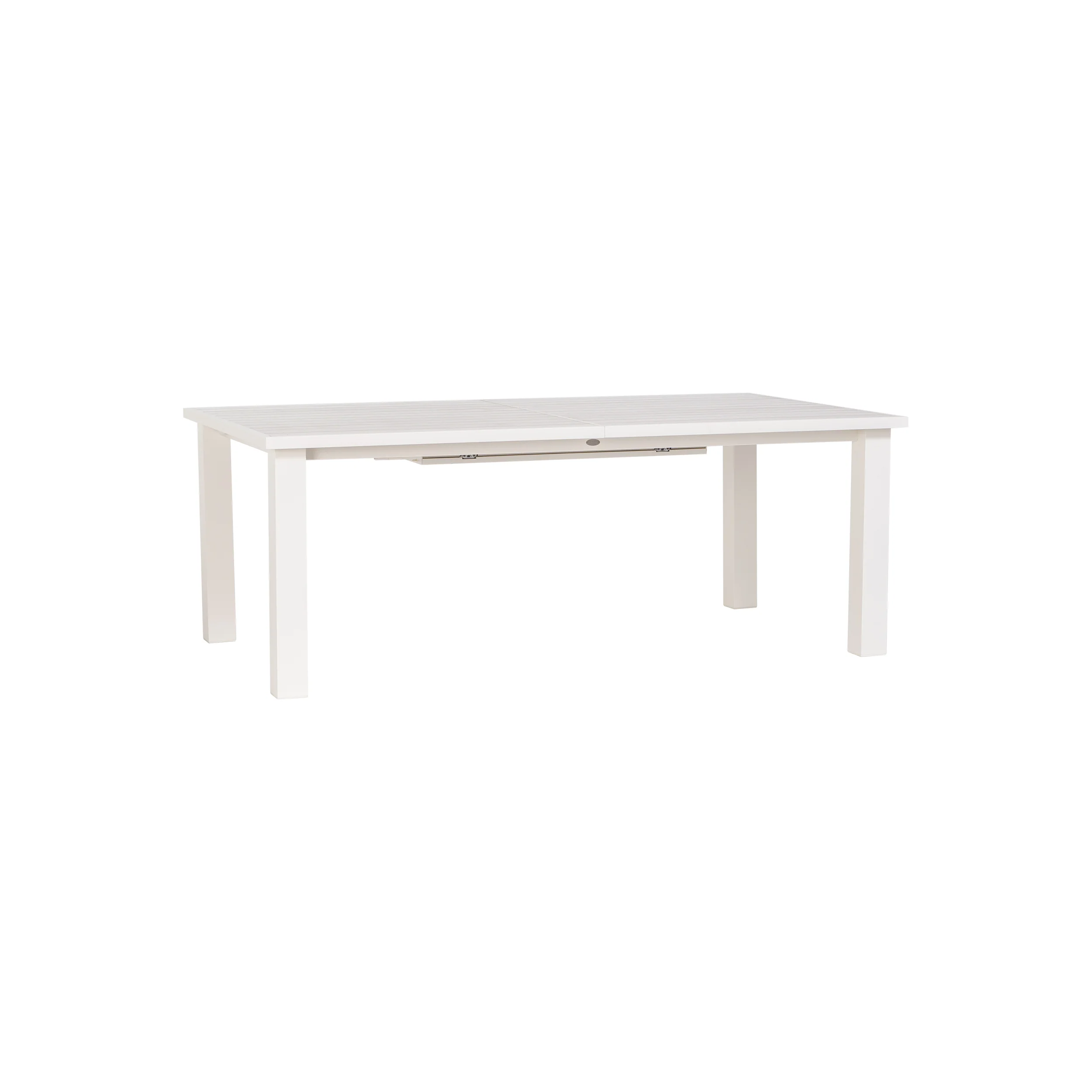 Mezo Extendable Dining Table With Alum Slat Top - Image 2