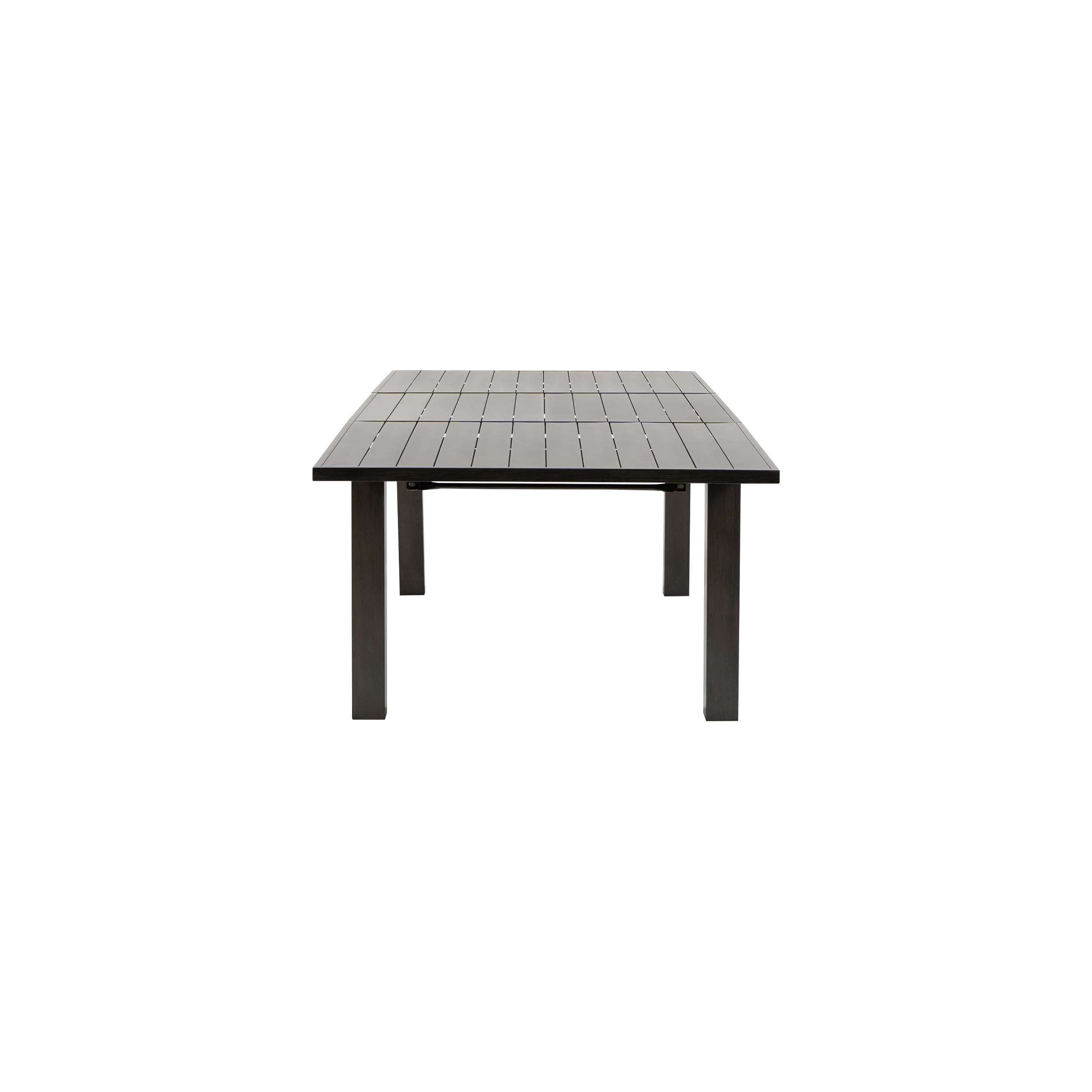 Mezo Extendable Dining Table With Alum Slat Top - Image 23