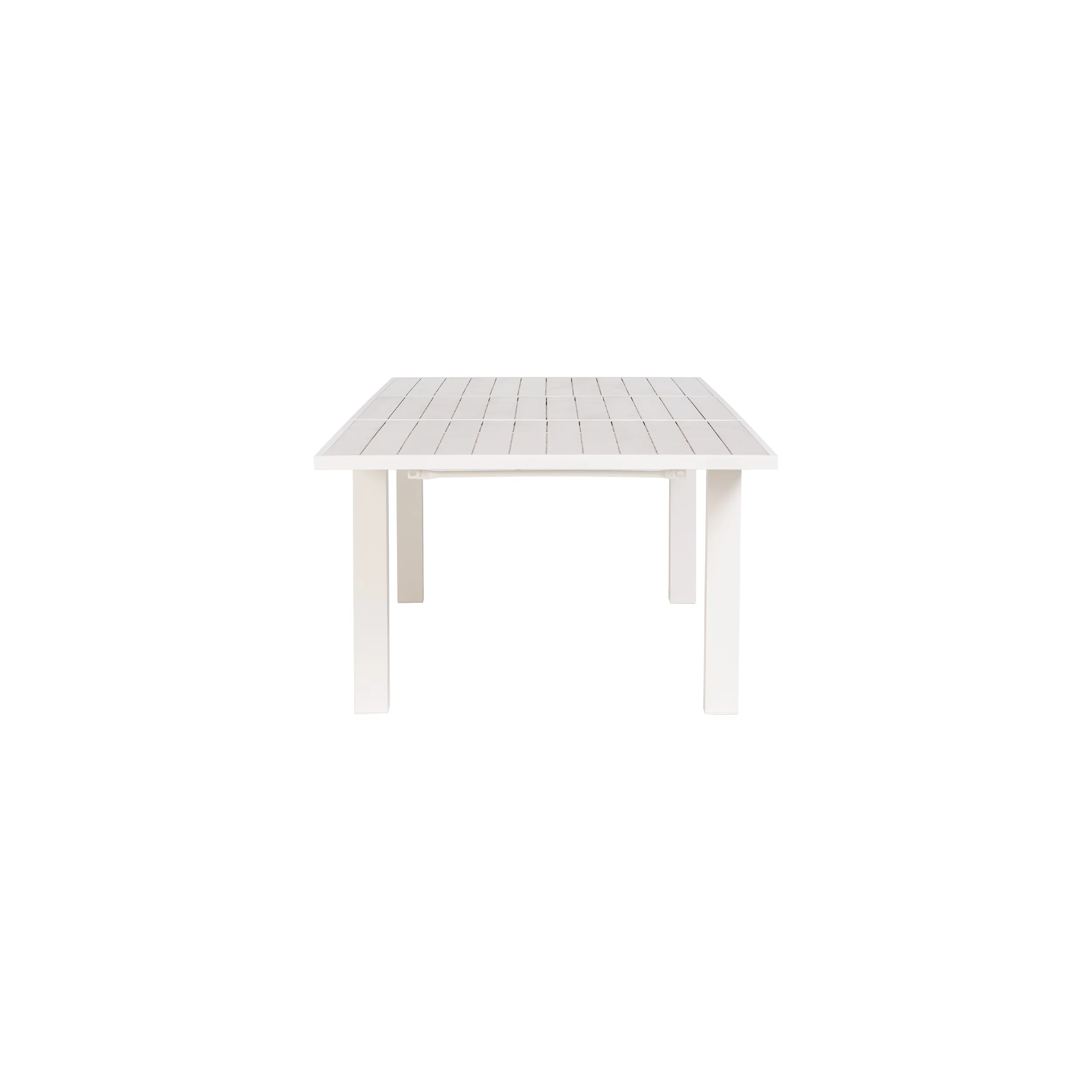 Mezo Extendable Dining Table With Alum Slat Top - Image 8