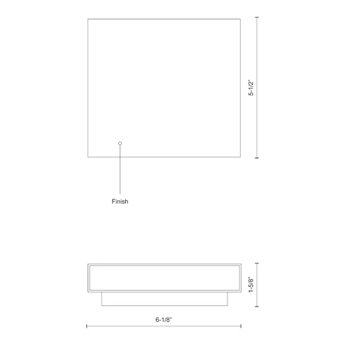 Mica 6-in All-terior Wall Light - Image 2