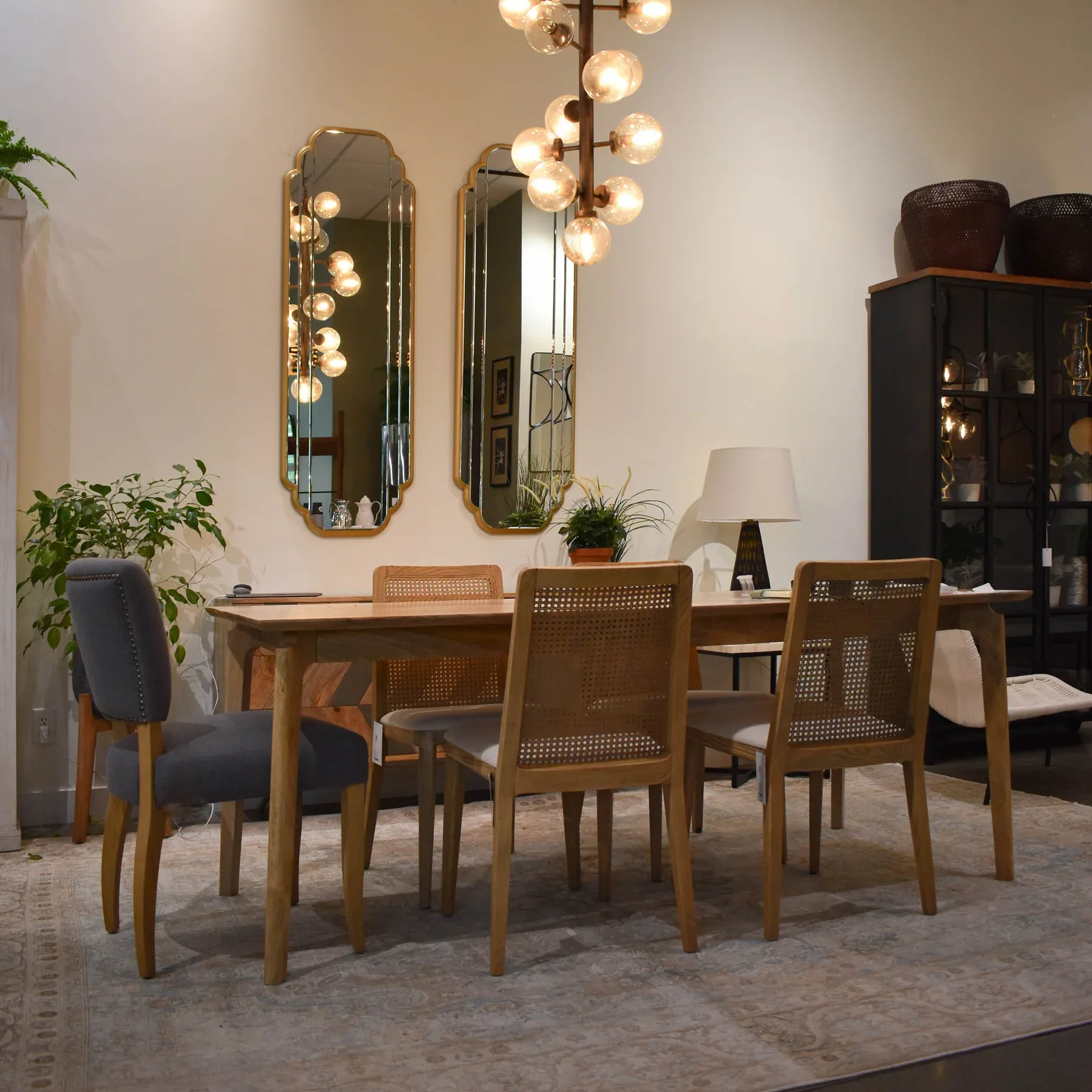 Cane Dining Chair (Set of 2) - Image 9