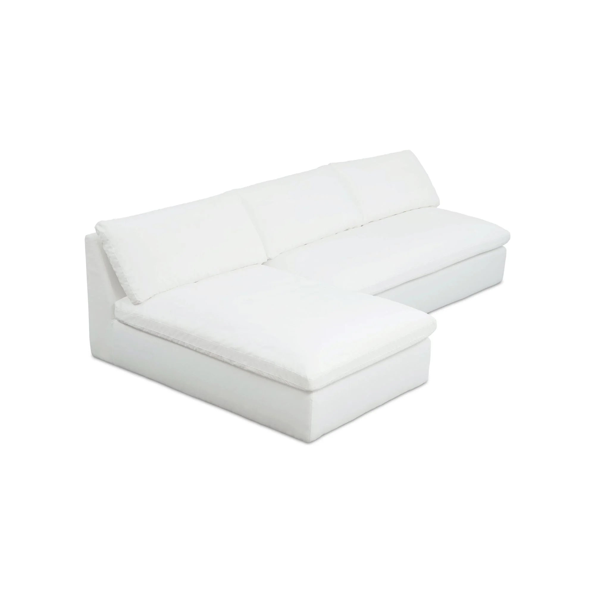 Miles Outdoor Modular 2 Piece White - Image 2