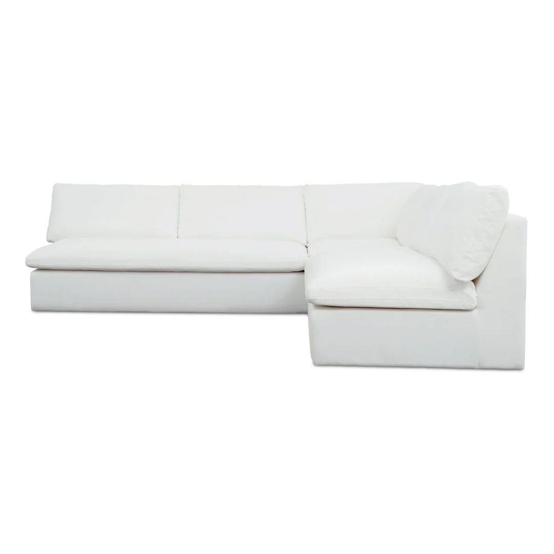 Miles Outdoor Modular 3 Piece White