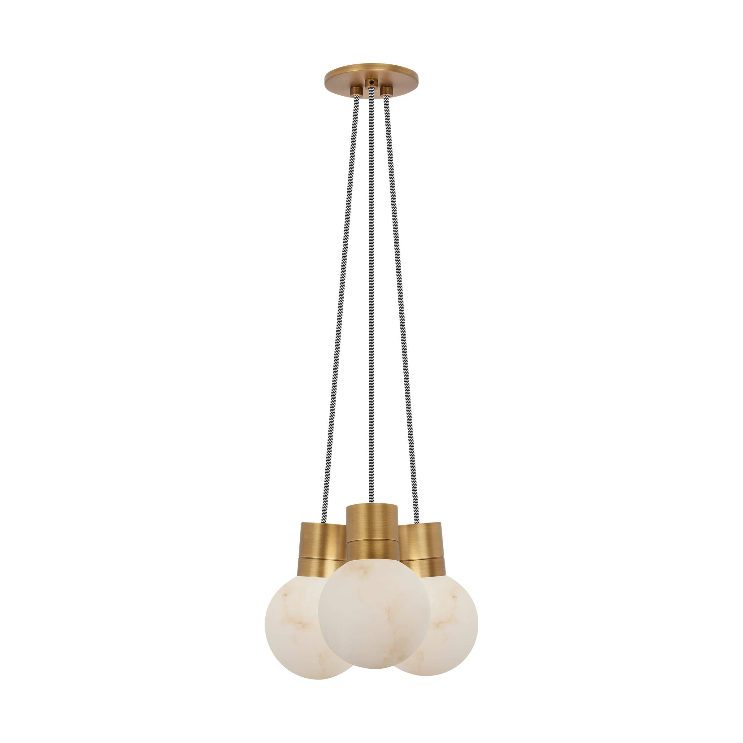 Mina Alabaster 3-Light Small Chandelier - Image 19