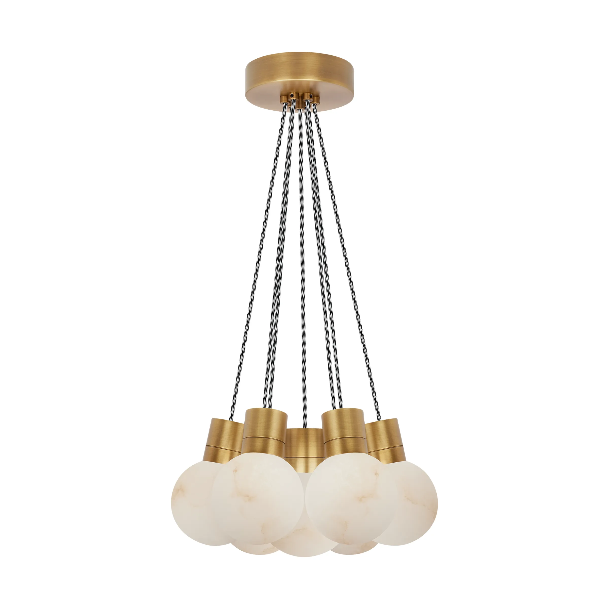 Mina Alabaster 7-Light Small Chandelier - Image 5