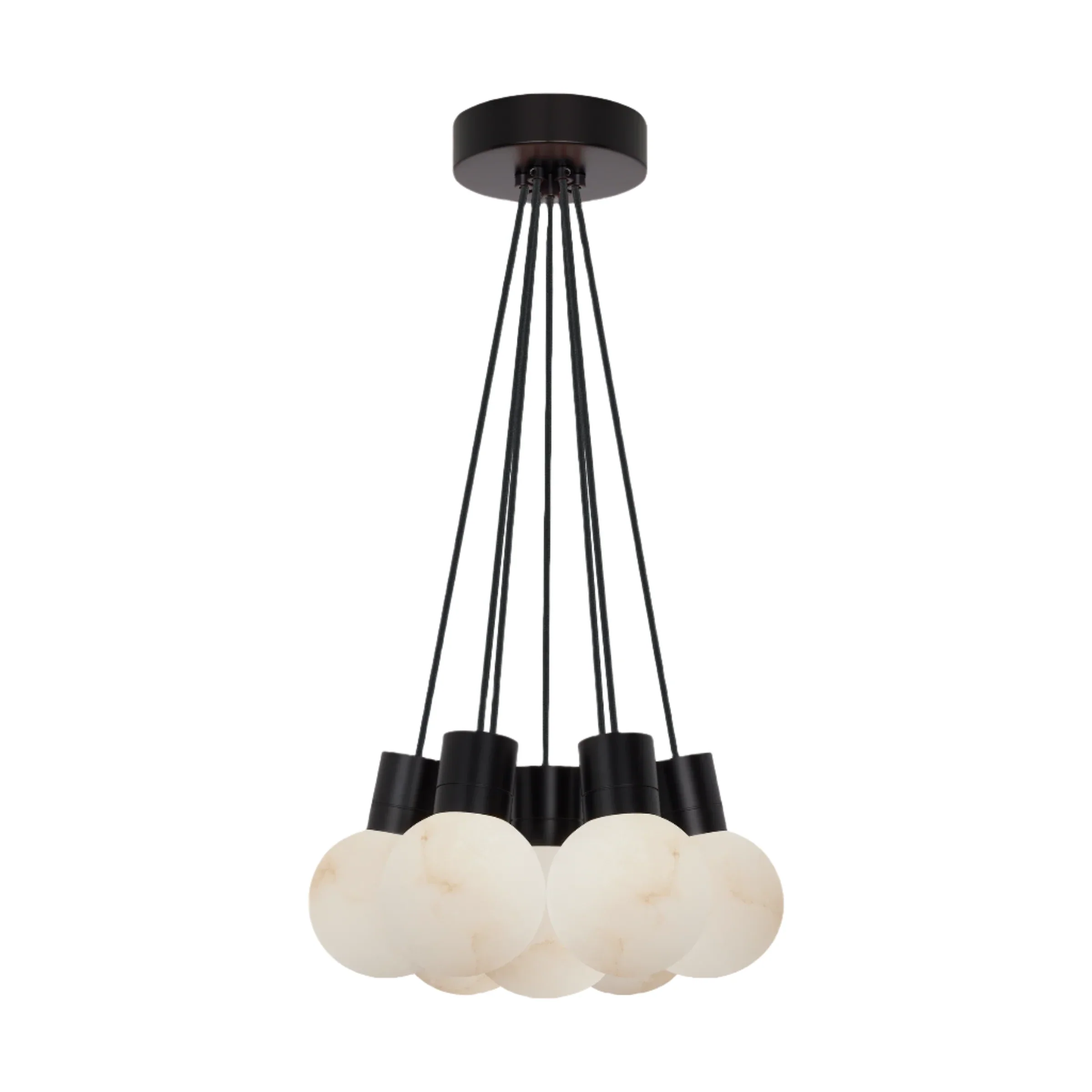 Mina Alabaster 7-Light Small Chandelier - Image 7