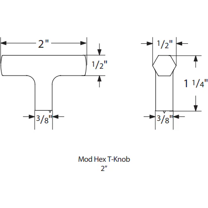Mod Hex T-Knob - Image 7
