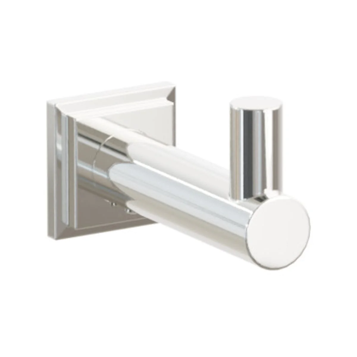 Modern Tubular Brass Single Hook with Rosette - Image 35