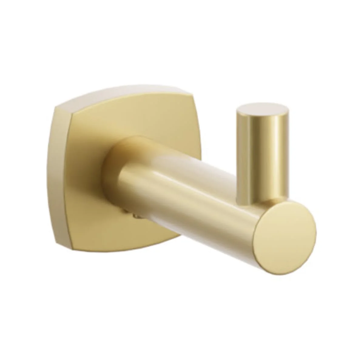 Modern Tubular Brass Single Hook with Rosette - Image 59