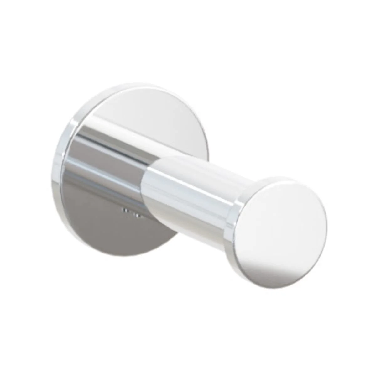 Modern Tubular Brass Single Robe Hook with Rosette - Image 20