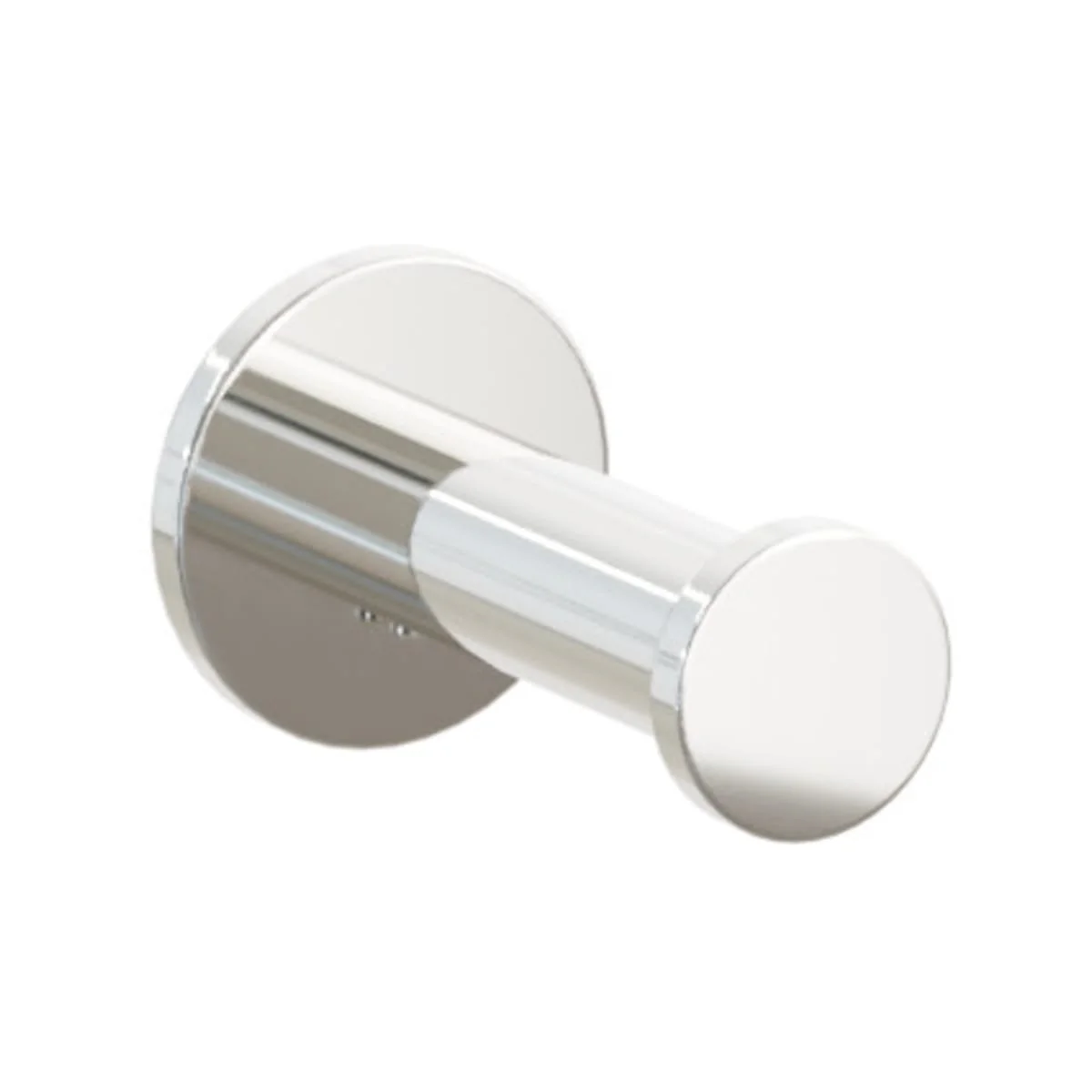 Modern Tubular Brass Single Robe Hook with Rosette - Image 21