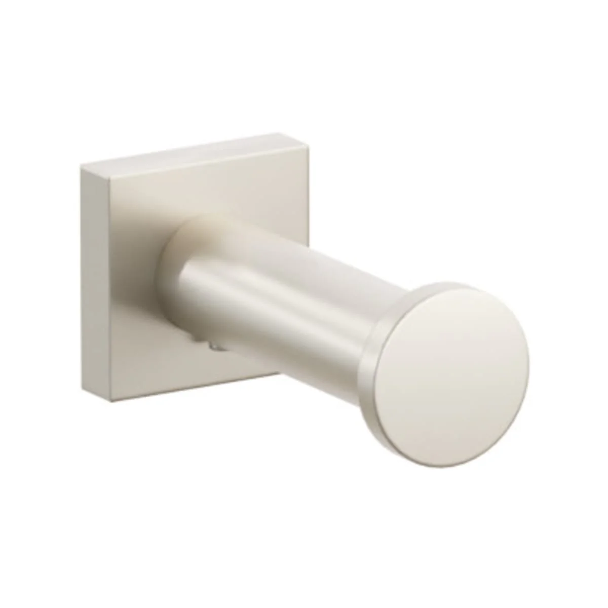 Modern Tubular Brass Single Robe Hook with Rosette - Image 27