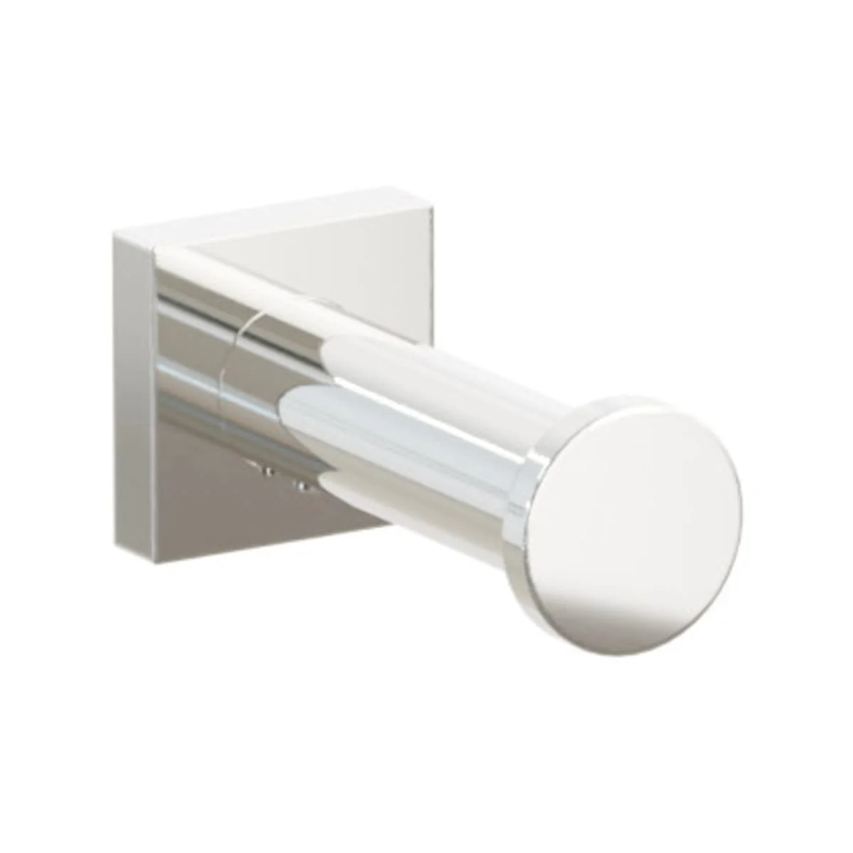 Modern Tubular Brass Single Robe Hook with Rosette - Image 30