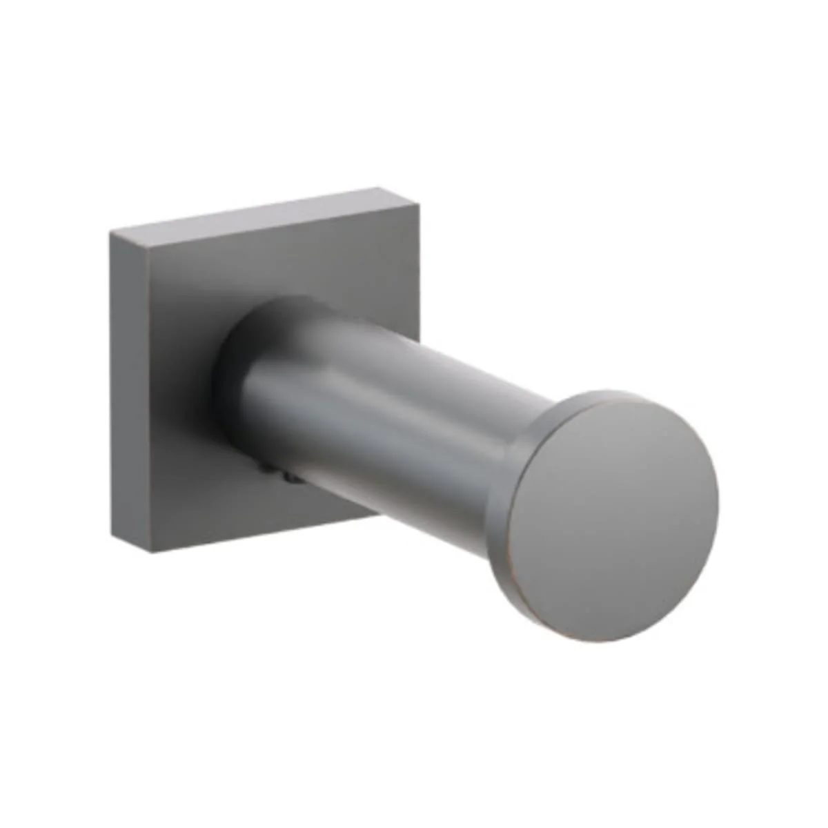 Modern Tubular Brass Single Robe Hook with Rosette - Image 32