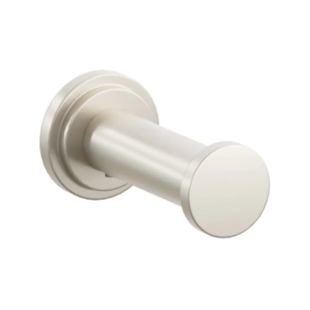 Modern Tubular Brass Single Robe Hook with Rosette - Image 43