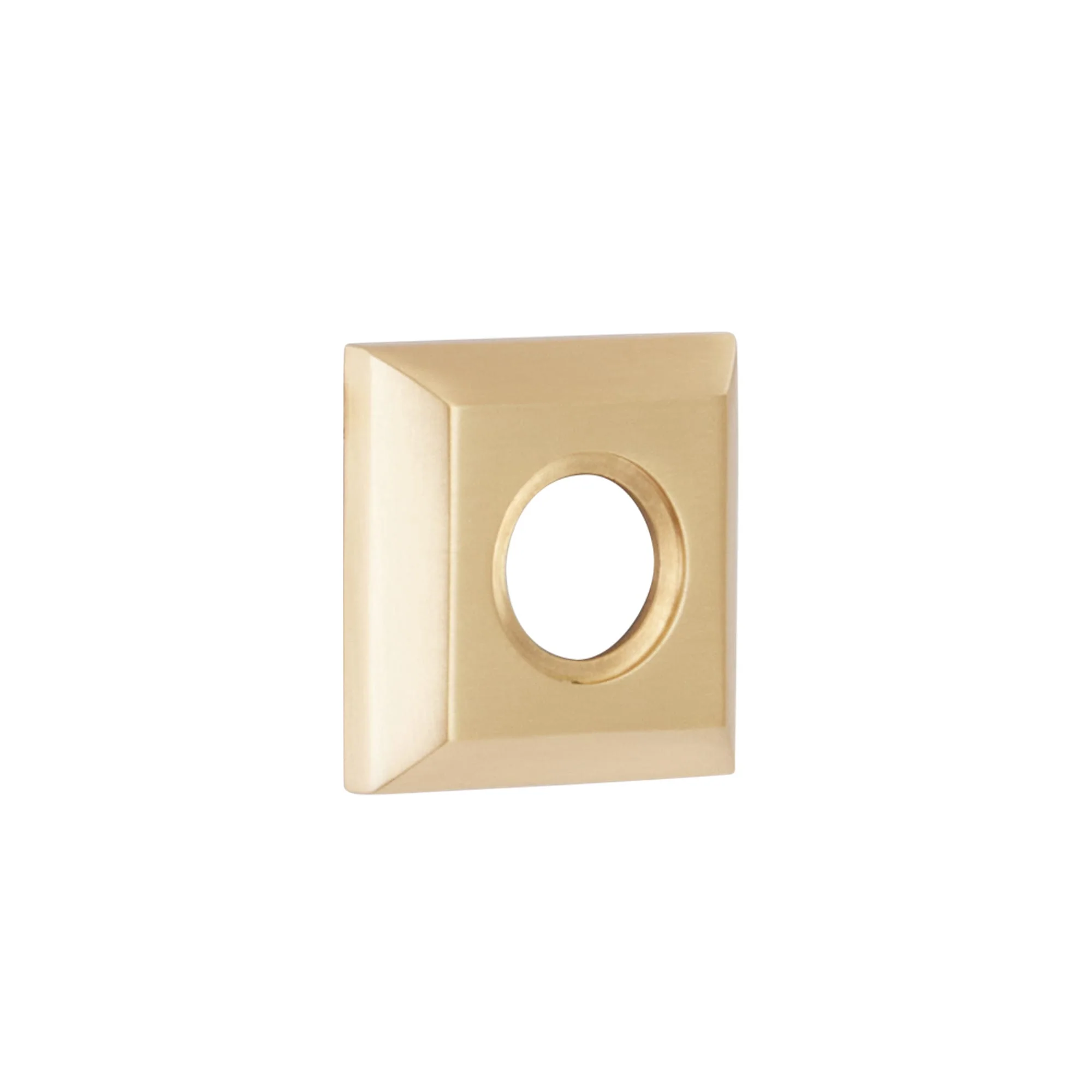 Modern Tubular Brass Single Robe Hook with Rosette - Image 58