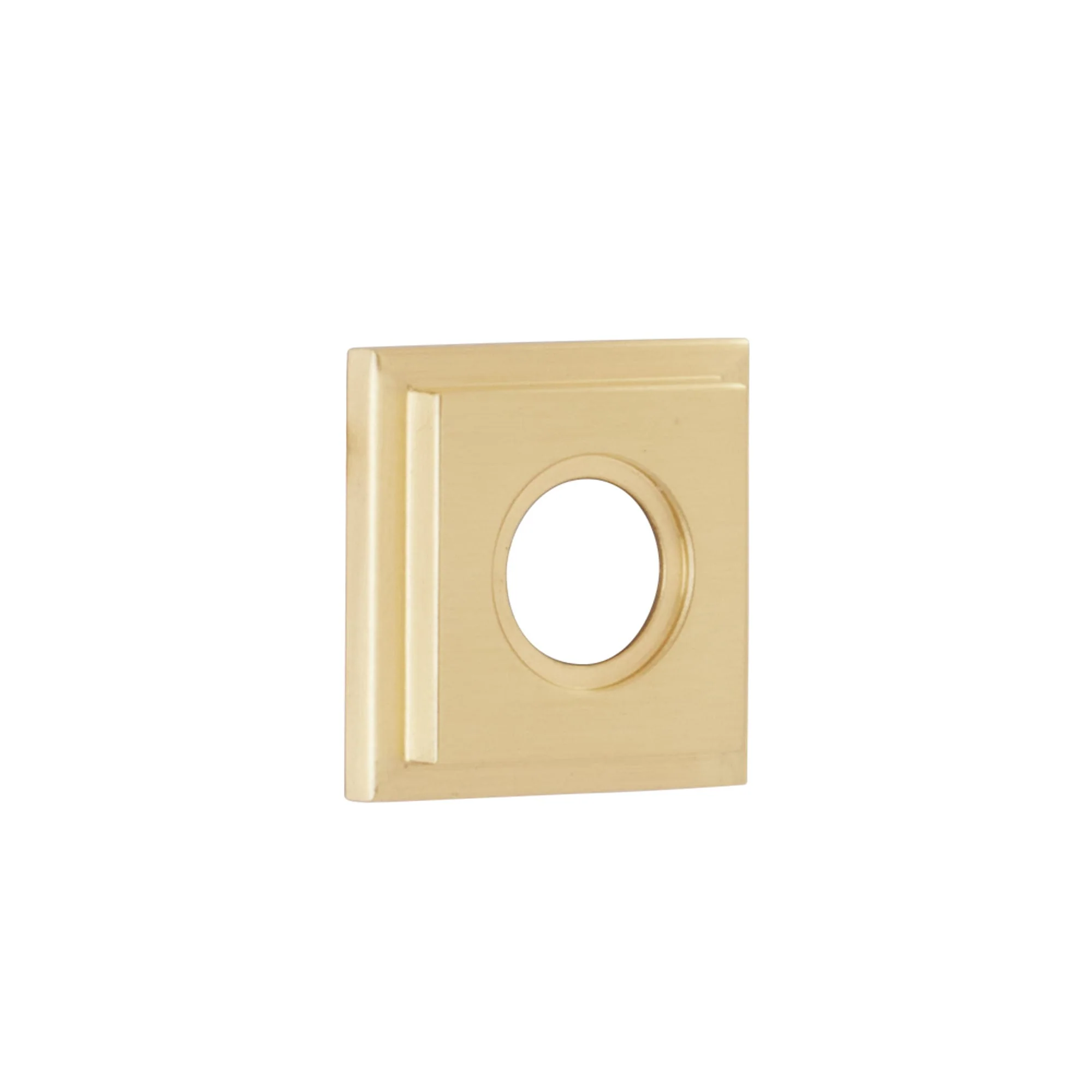 Modern Tubular Brass Single Robe Hook with Rosette - Image 59