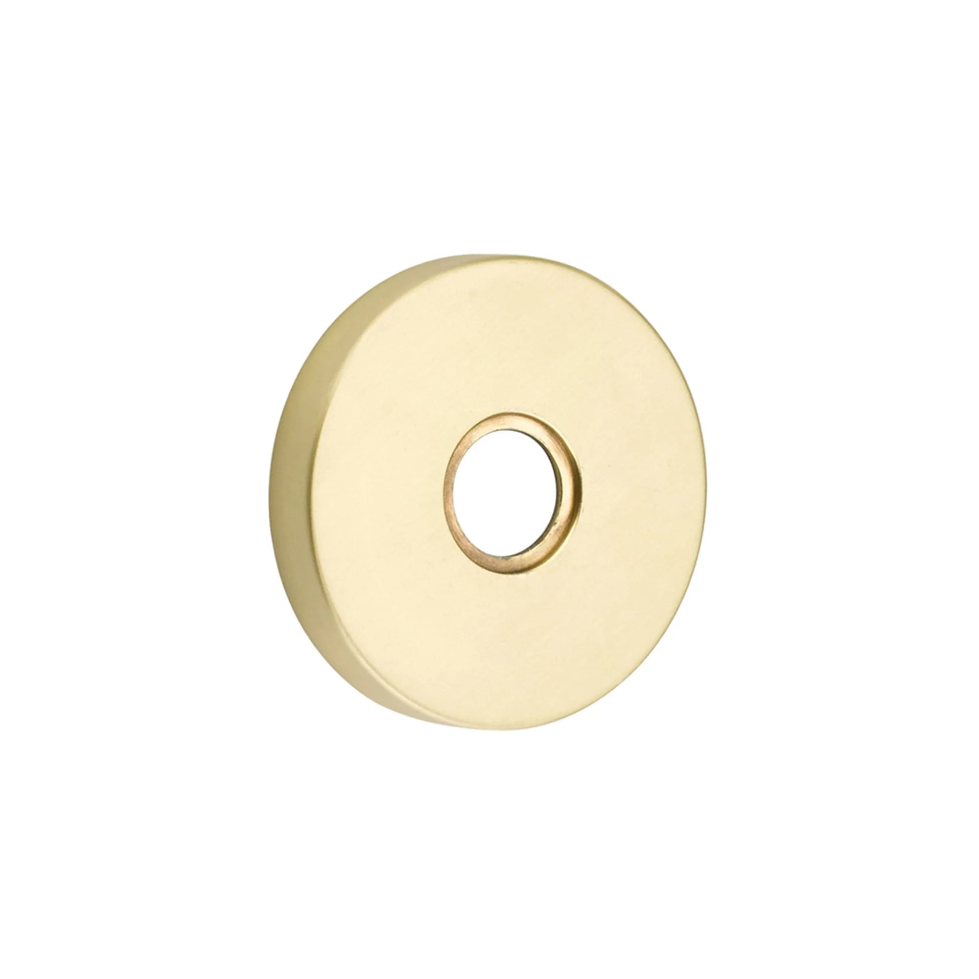Modern Tubular Brass Single Robe Hook with Rosette - Image 60